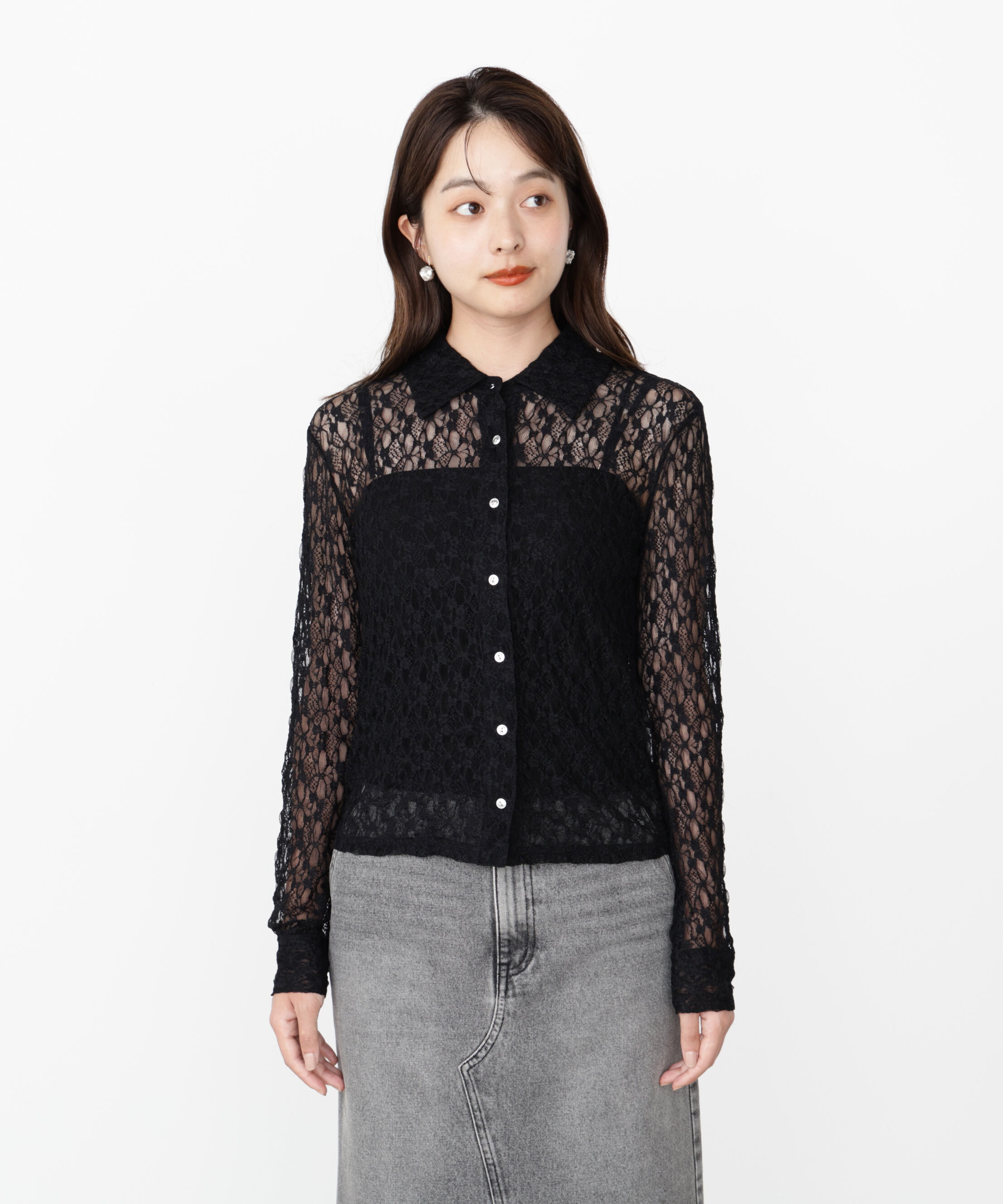 PROPORTION BODY DRESSING「レースシャツ」|Tシャツ・カットソー|