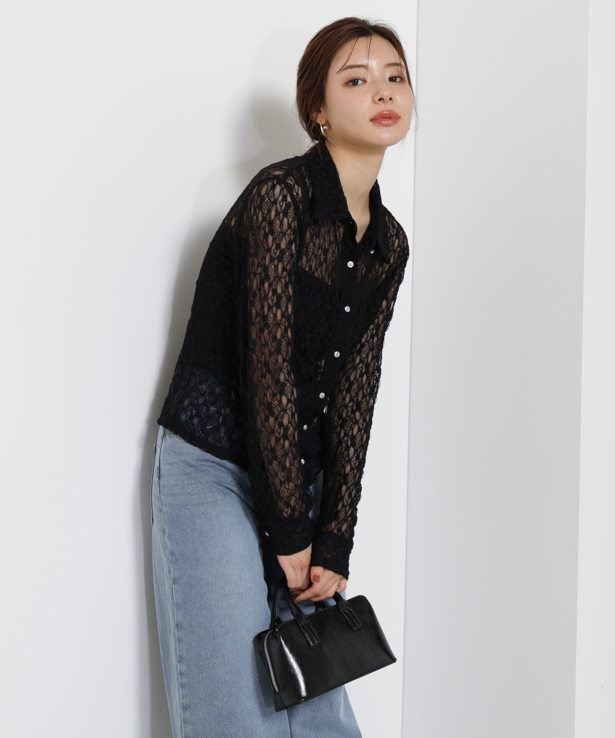 PROPORTION BODY DRESSING「レースシャツ」|Tシャツ・カットソー|