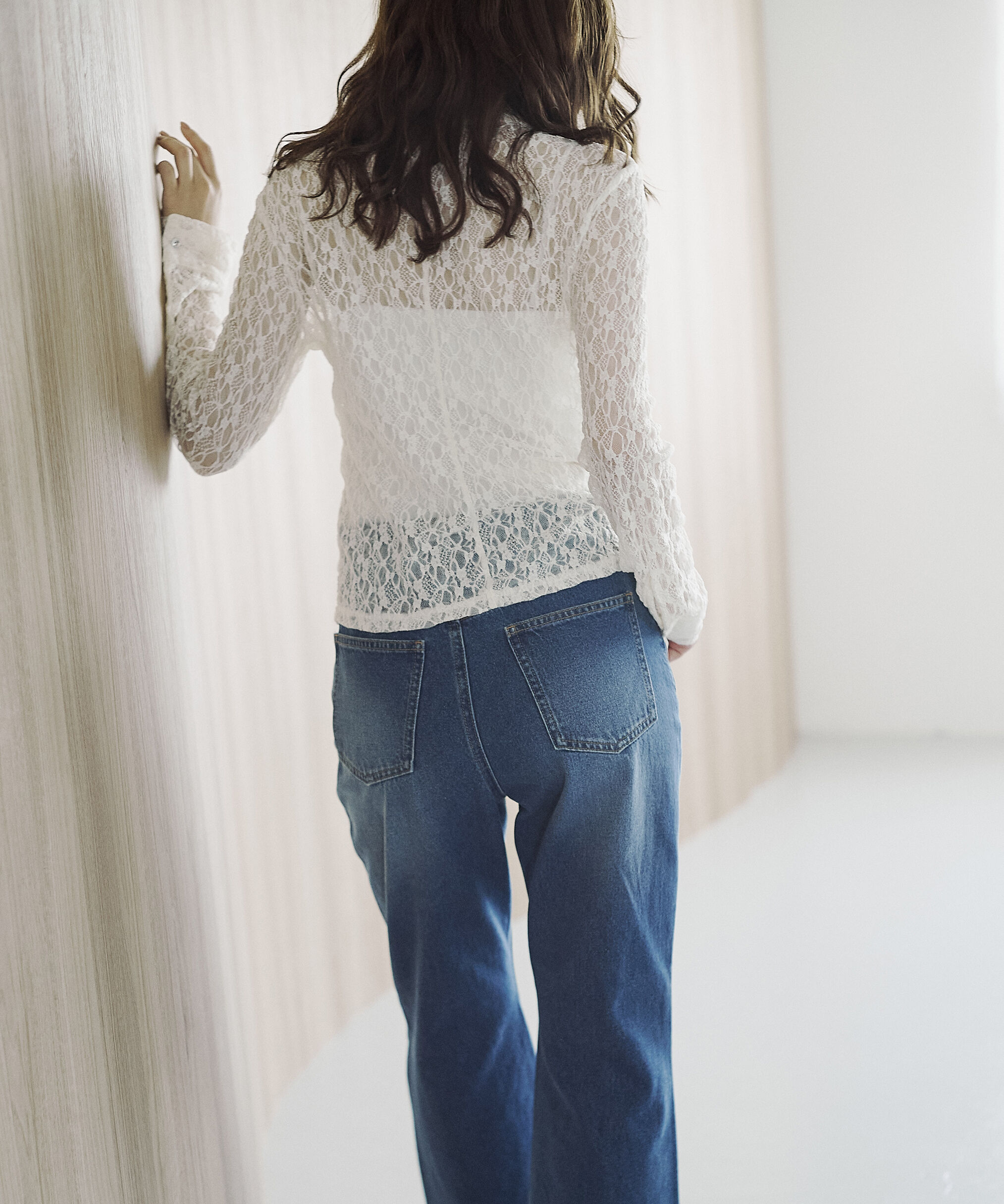 PROPORTION BODY DRESSING「レースシャツ」|Tシャツ・カットソー|