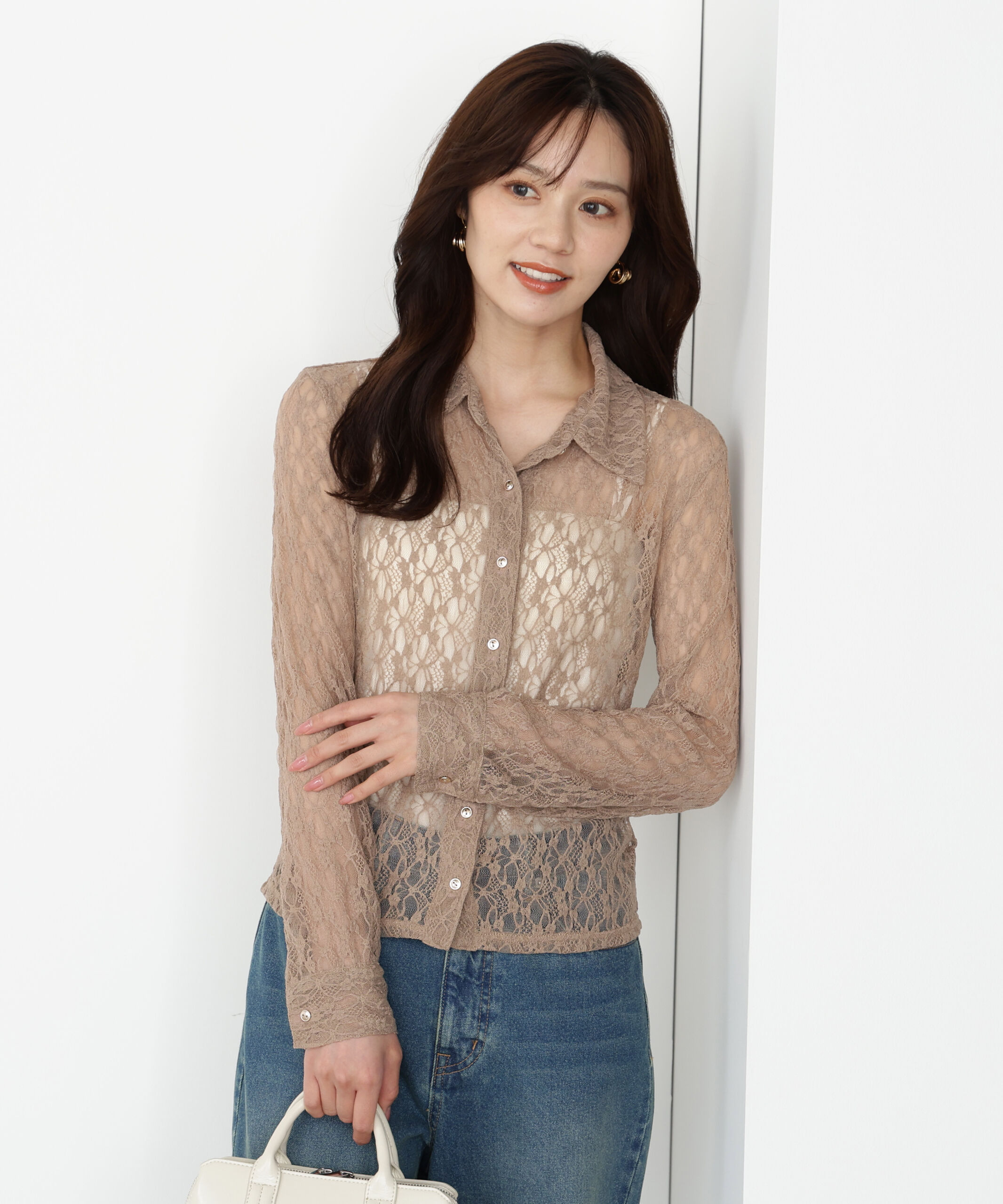 PROPORTION BODY DRESSING「レースシャツ」|Tシャツ・カットソー|