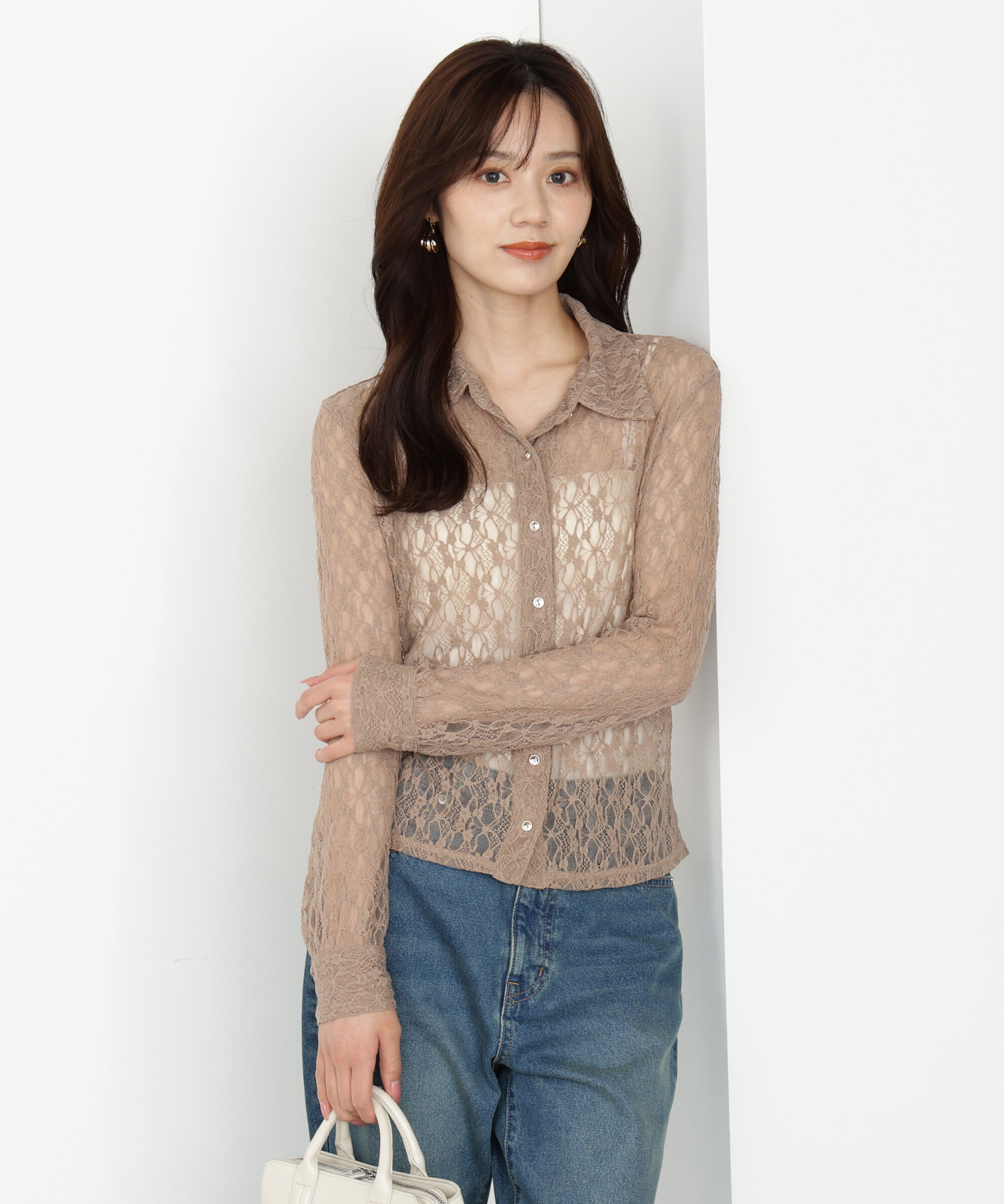 PROPORTION BODY DRESSING「レースシャツ」|Tシャツ・カットソー|