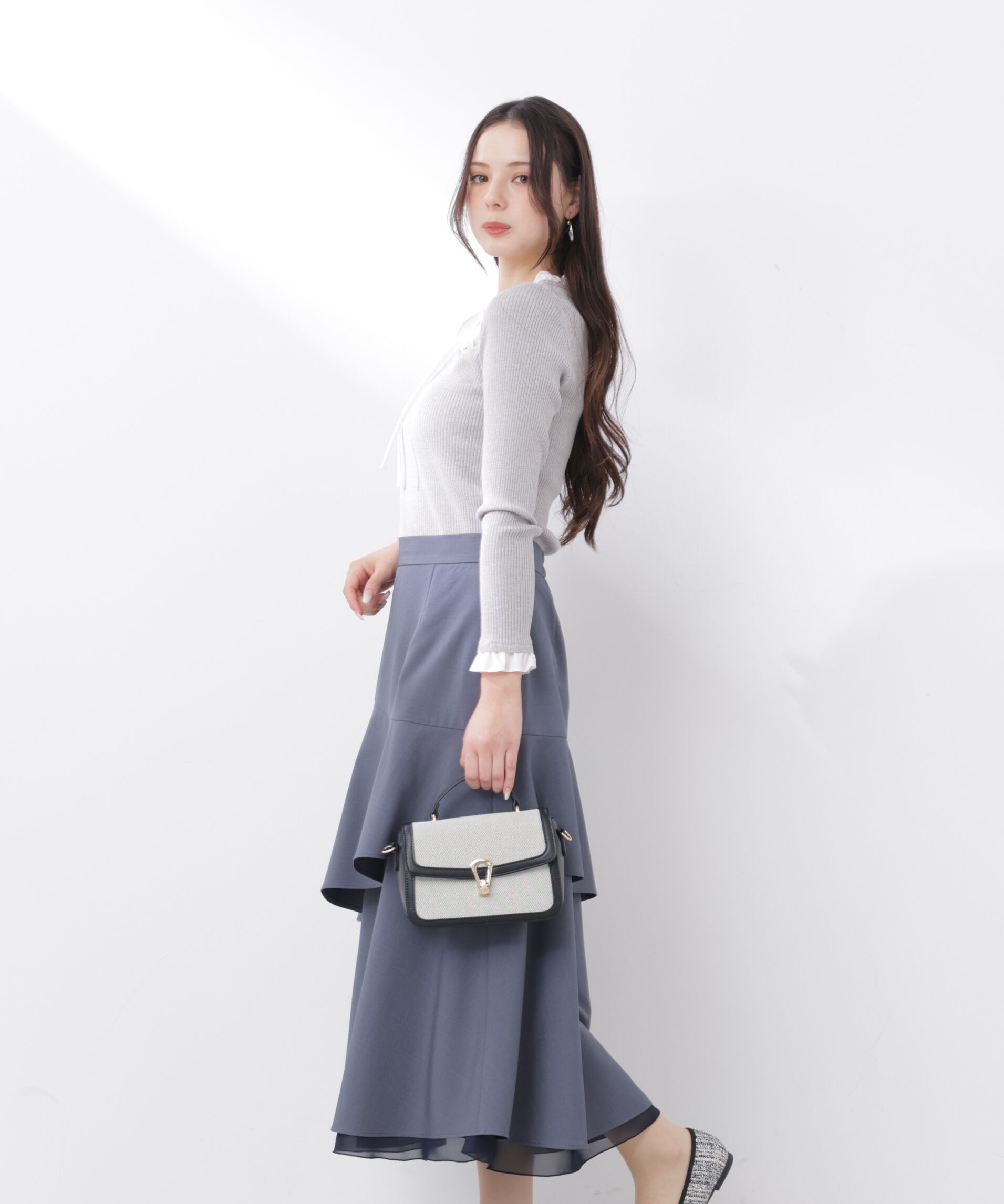 PROPORTION BODY DRESSING「フリルレイヤードスカート　26SS」|スカート|