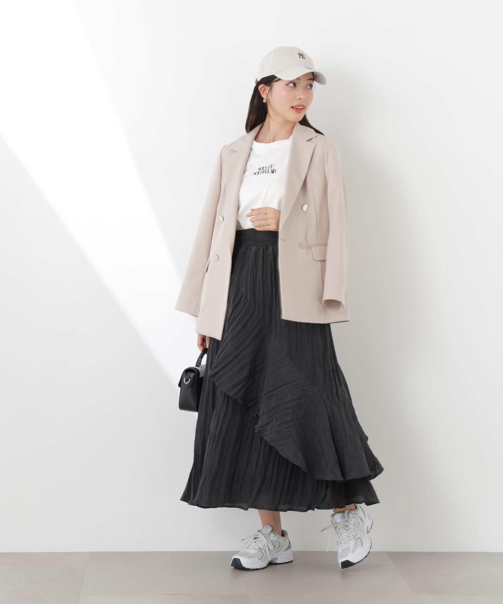 PROPORTION BODY DRESSING「ワッシャーティアードスカート　26SS」|スカート|