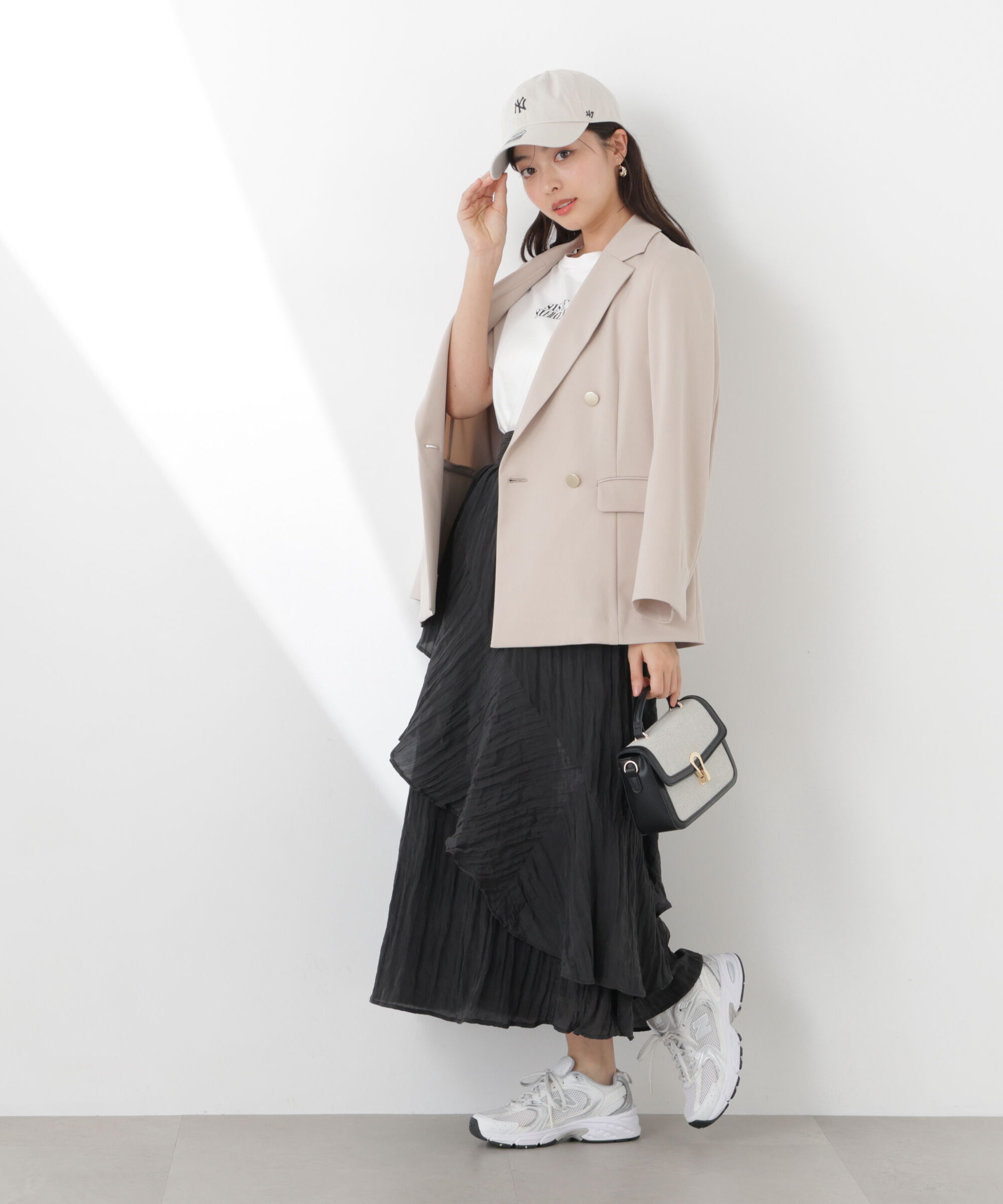 PROPORTION BODY DRESSING「ワッシャーティアードスカート　26SS」|スカート|