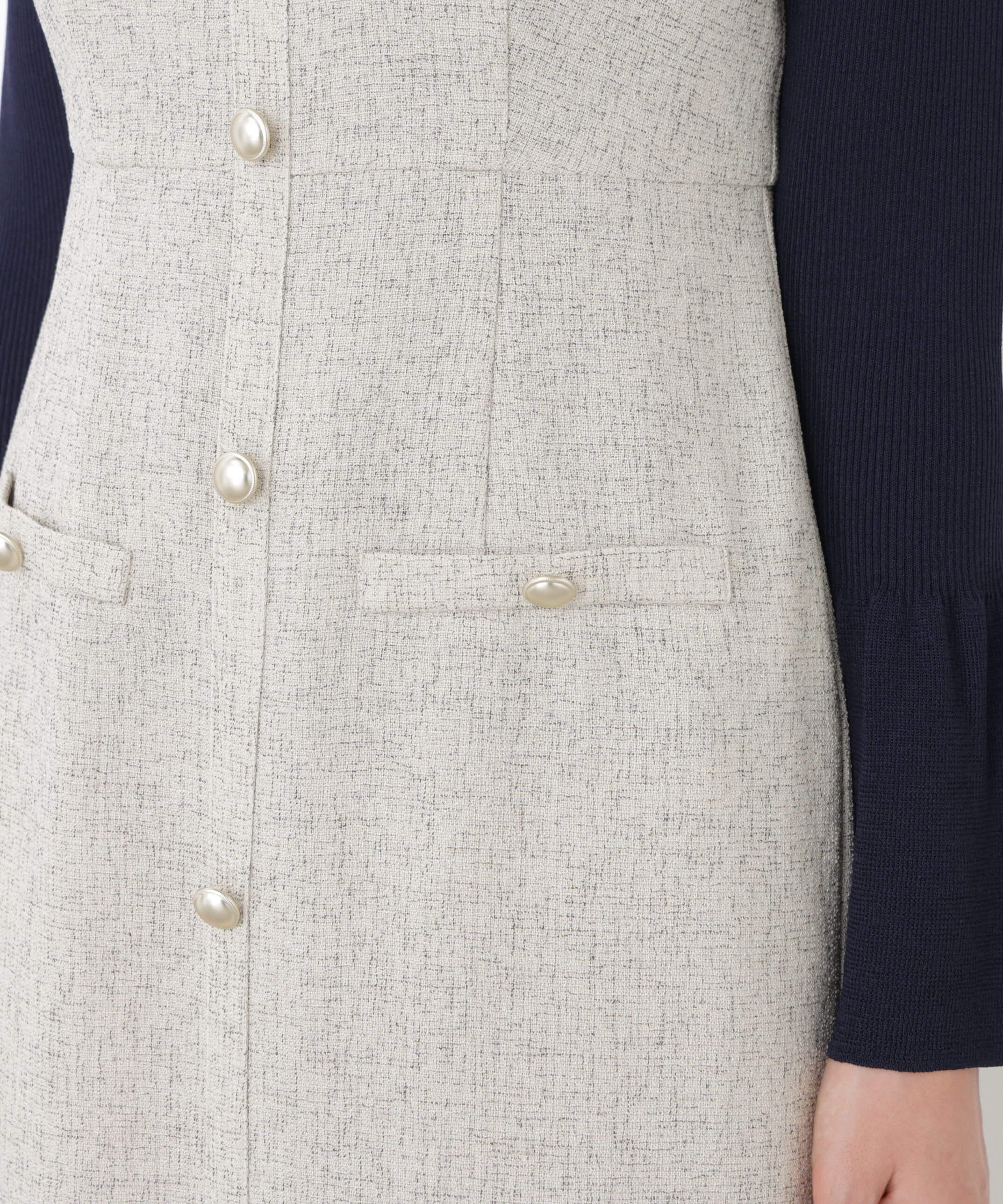 PROPORTION BODY DRESSING「スプリングツイードジャンスカ　26SS」|ワンピース|