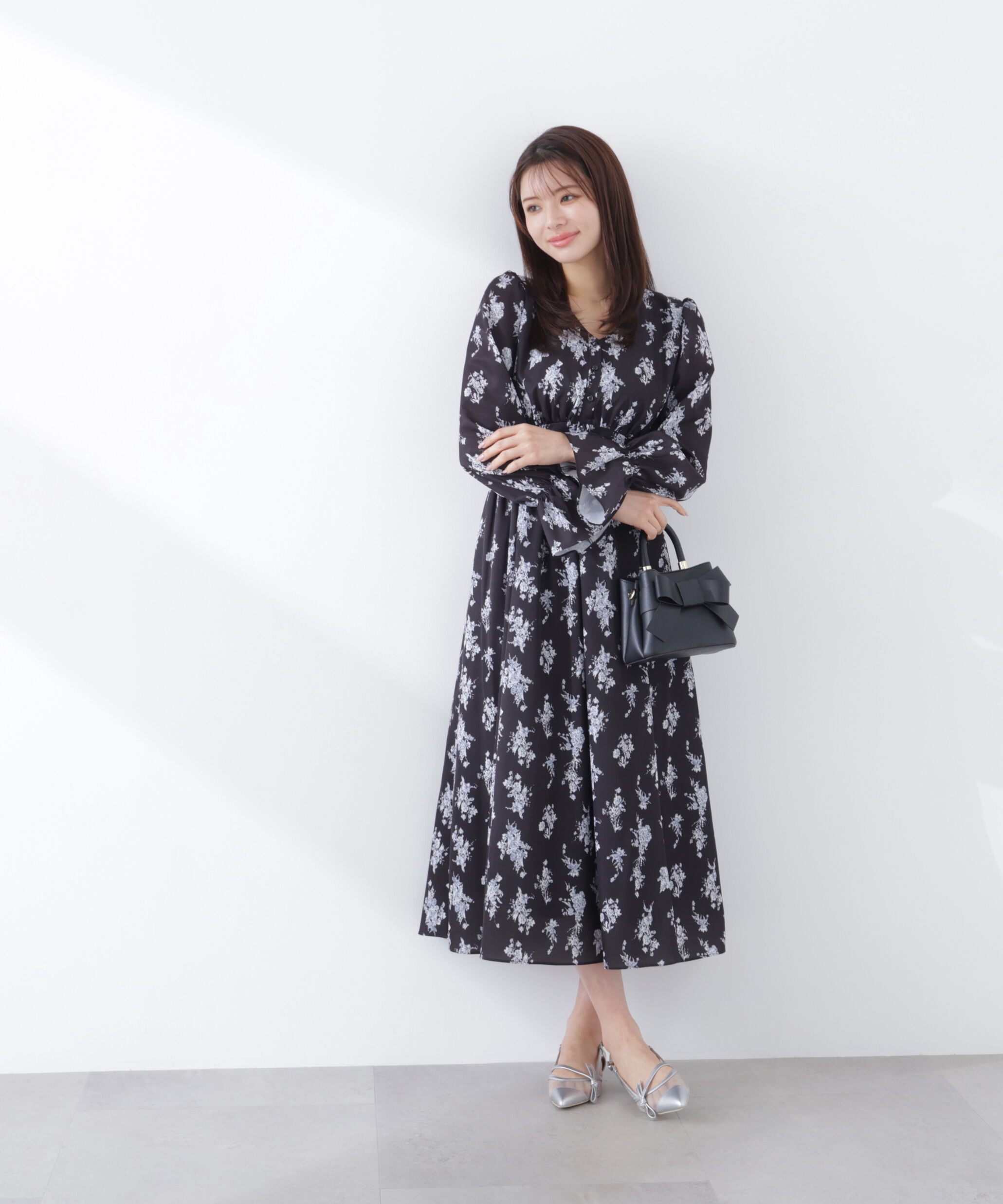 PROPORTION BODY DRESSING「フラワープリントワンピース　26SS」|ワンピース|