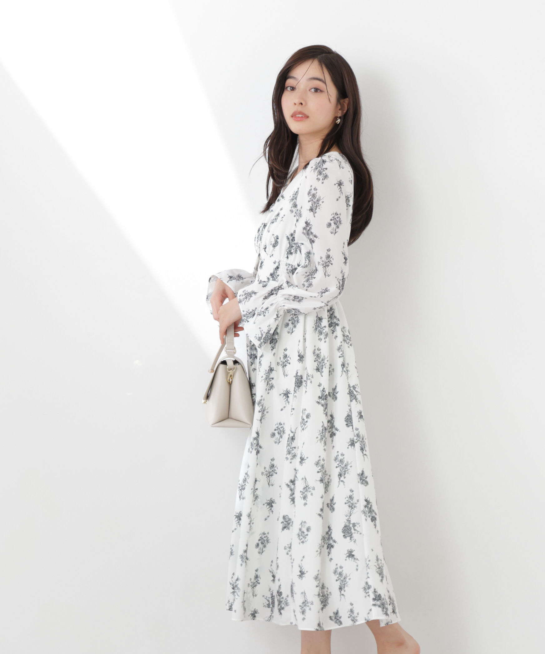 PROPORTION BODY DRESSING「フラワープリントワンピース　26SS」|ワンピース|