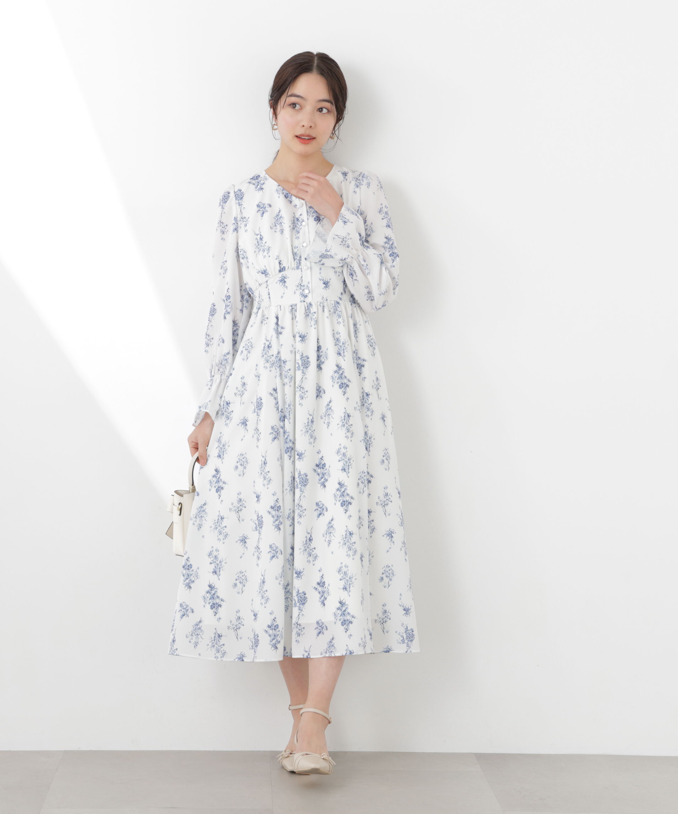 PROPORTION BODY DRESSING「フラワープリントワンピース　26SS」|ワンピース|