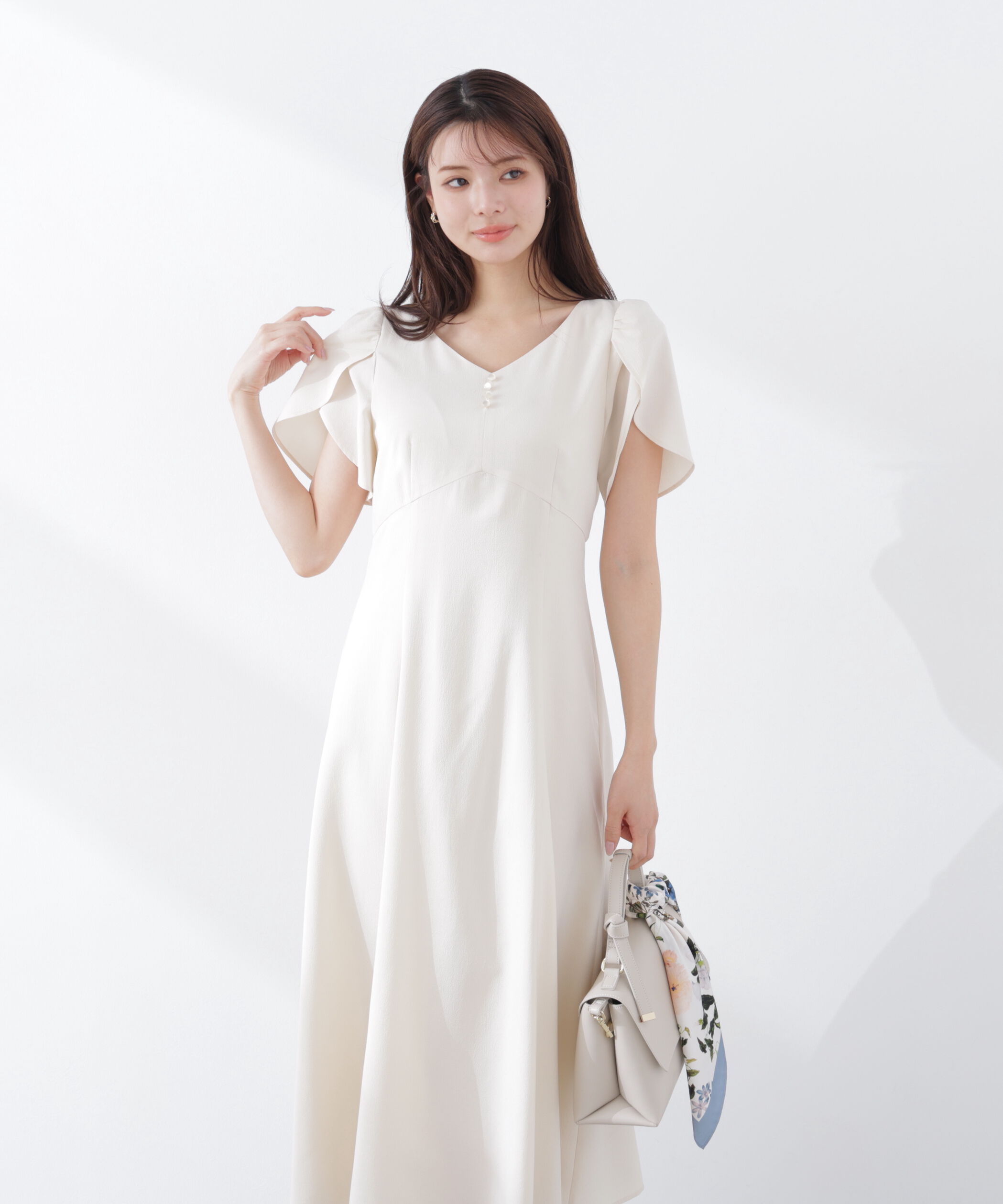 PROPORTION BODY DRESSING「レディースリーブワンピース　26SS」|ワンピース|ベージュ