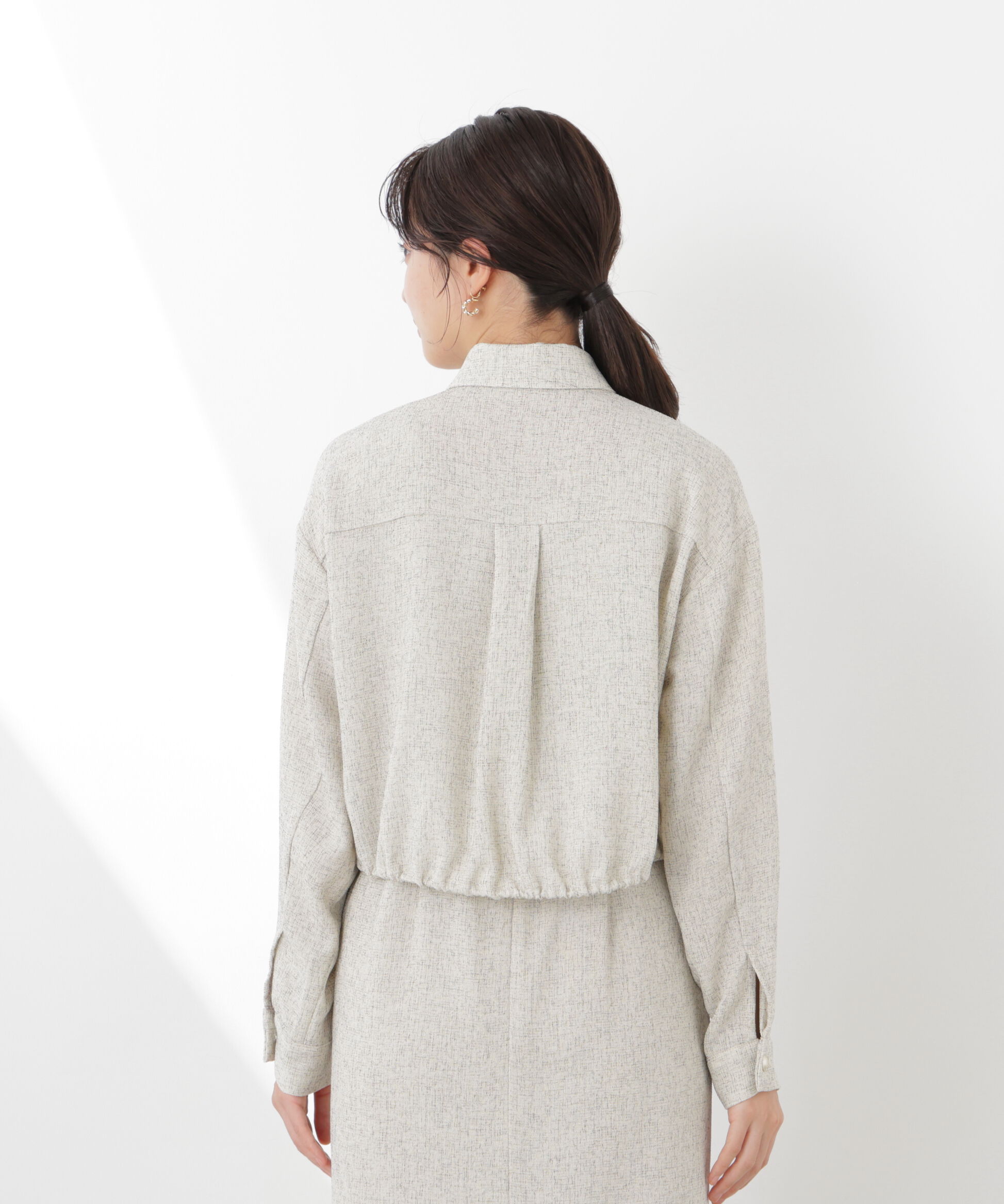 PROPORTION BODY DRESSING「スプリングツイードブルゾン　26SS」|ブルゾン・スタジャン|