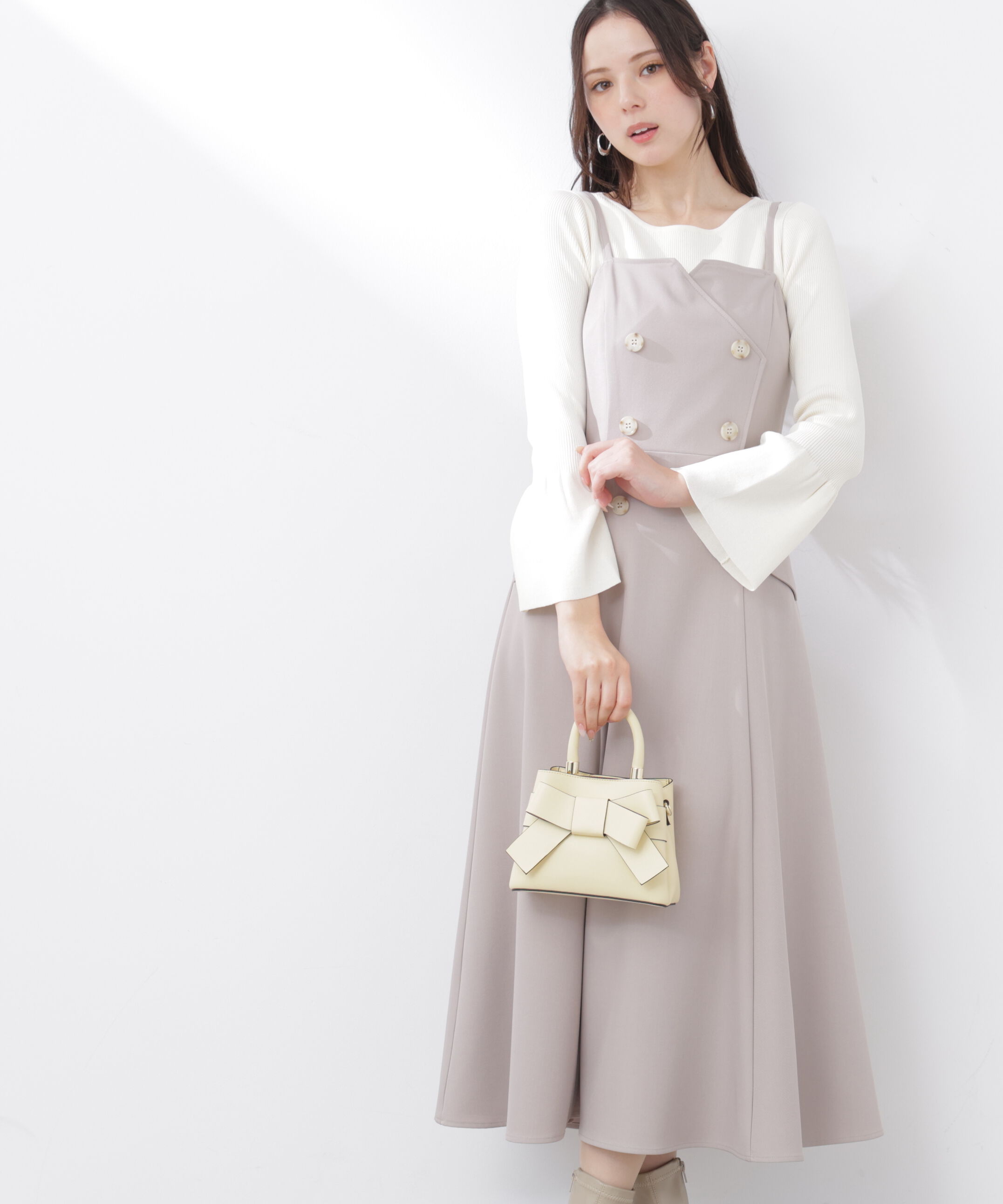 PROPORTION BODY DRESSING「フォルムスリーブニット　26SS」|ニット・セーター|