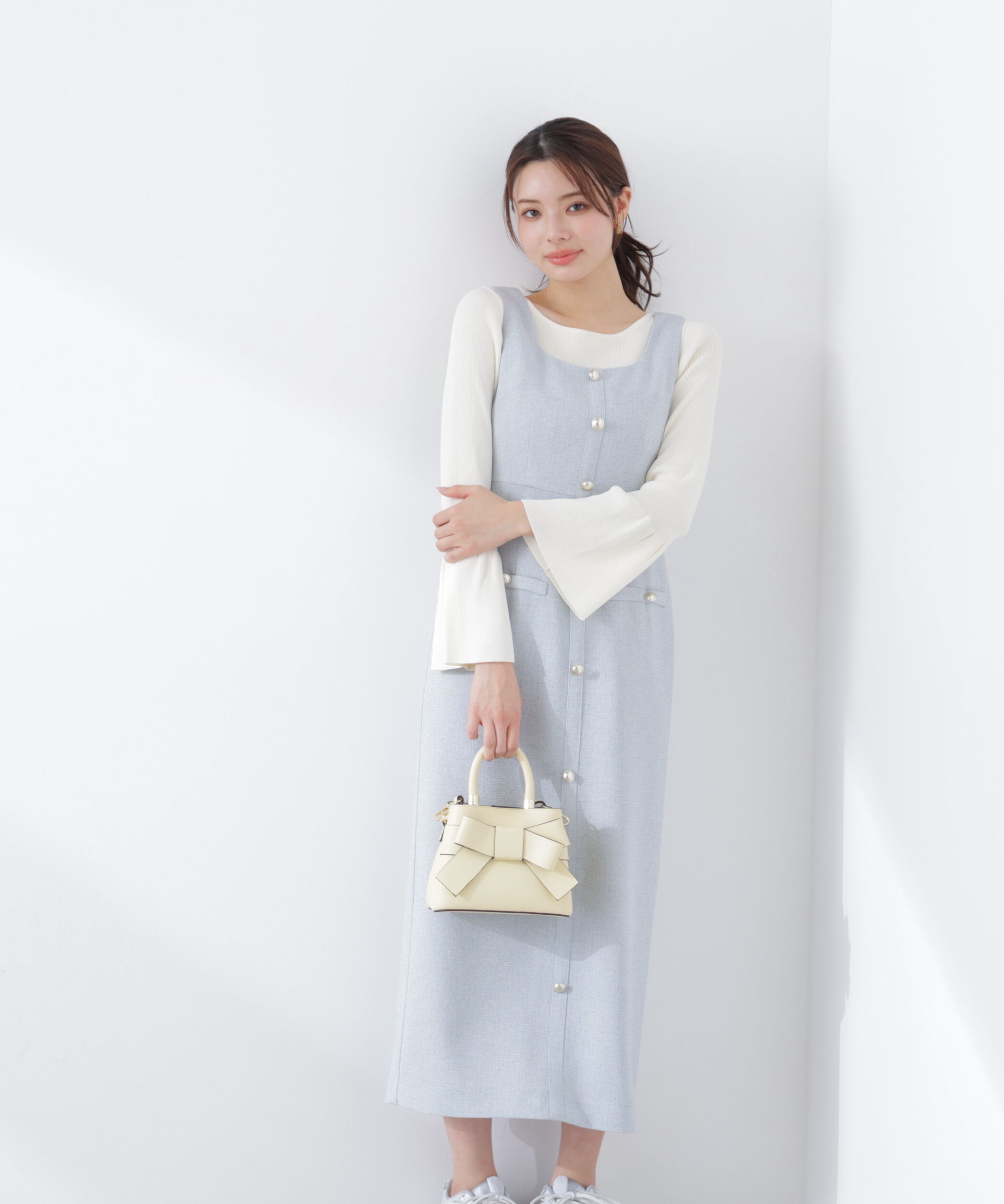 PROPORTION BODY DRESSING「フォルムスリーブニット　26SS」|ニット・セーター|