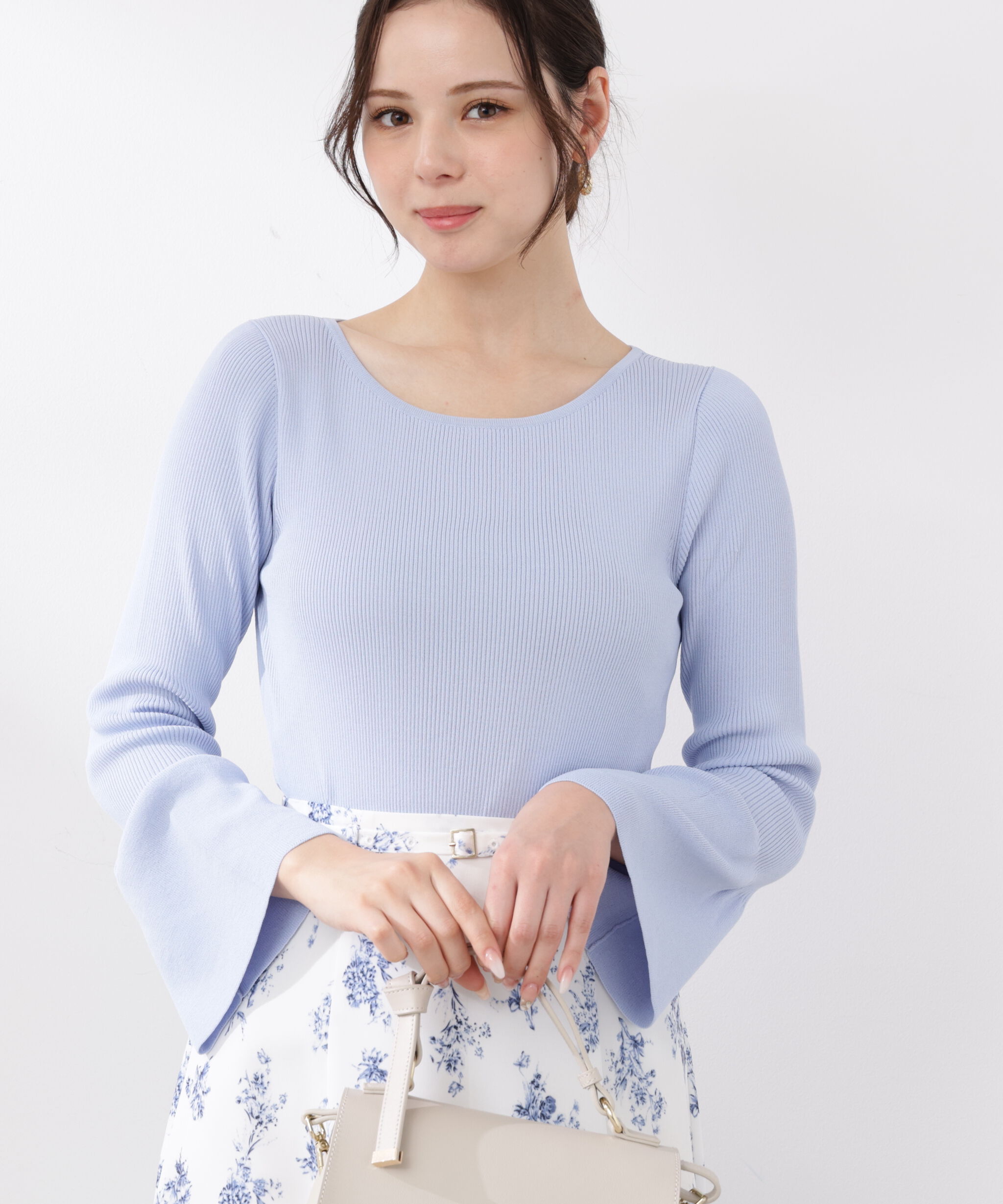 PROPORTION BODY DRESSING「フォルムスリーブニット　26SS」|ニット・セーター|