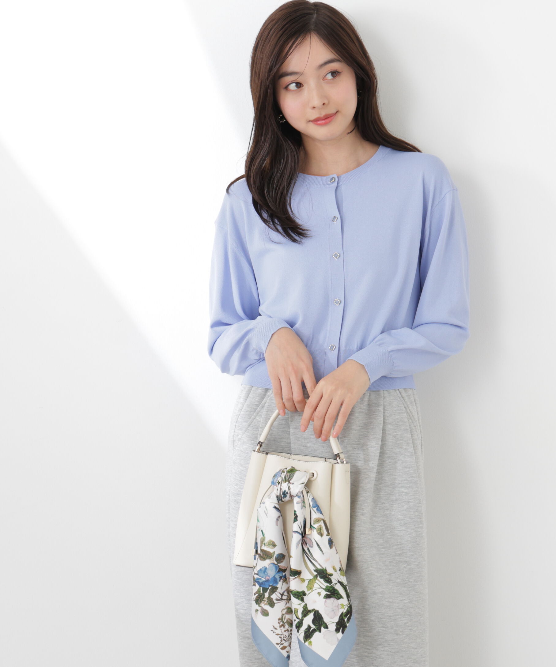 PROPORTION BODY DRESSING「＜ウォッシャブル/UV＞ベーシックカーディガン　26SS」|カーディガン|