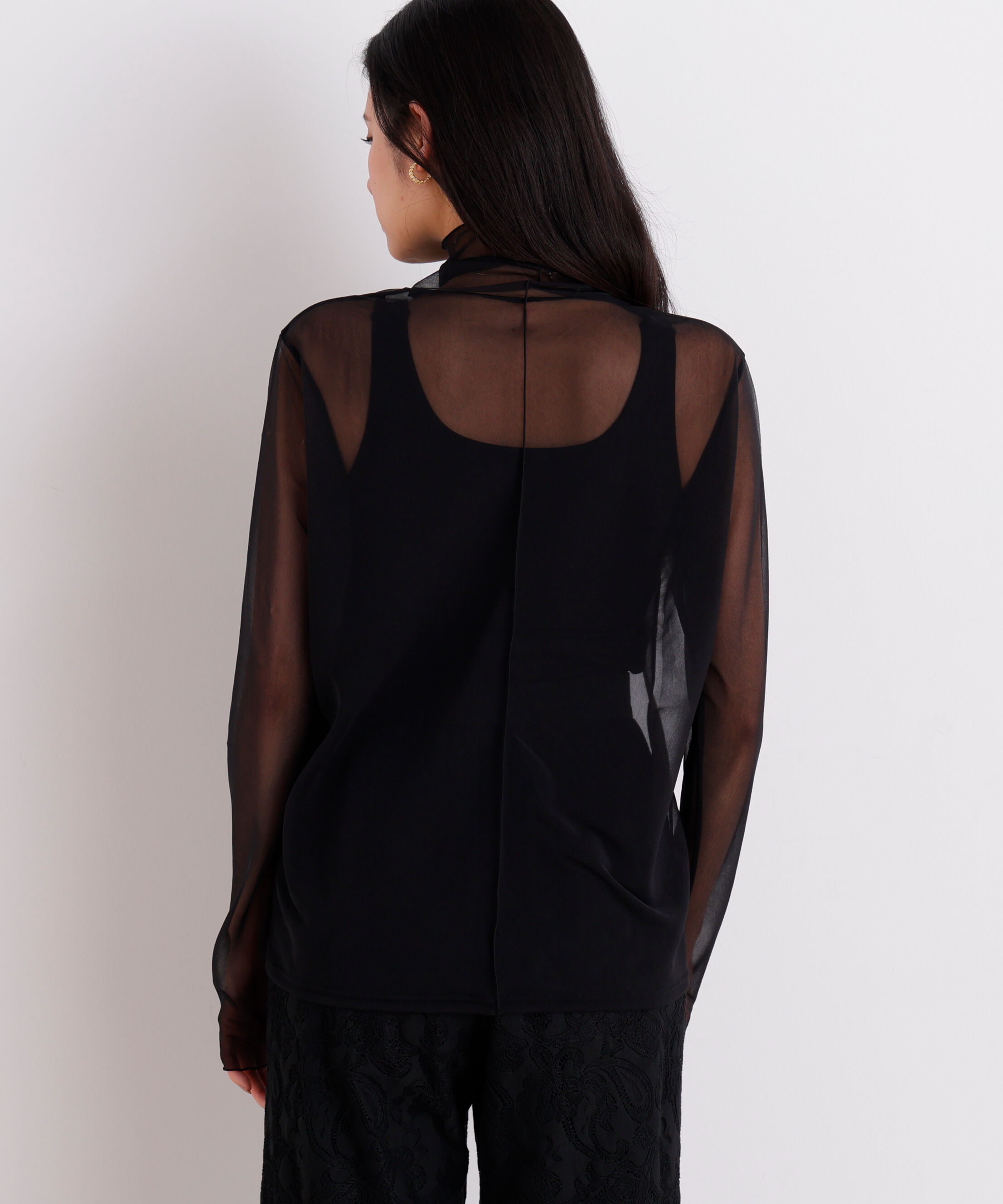  「シアーハイネックカットソー」|Tシャツ・カットソー|