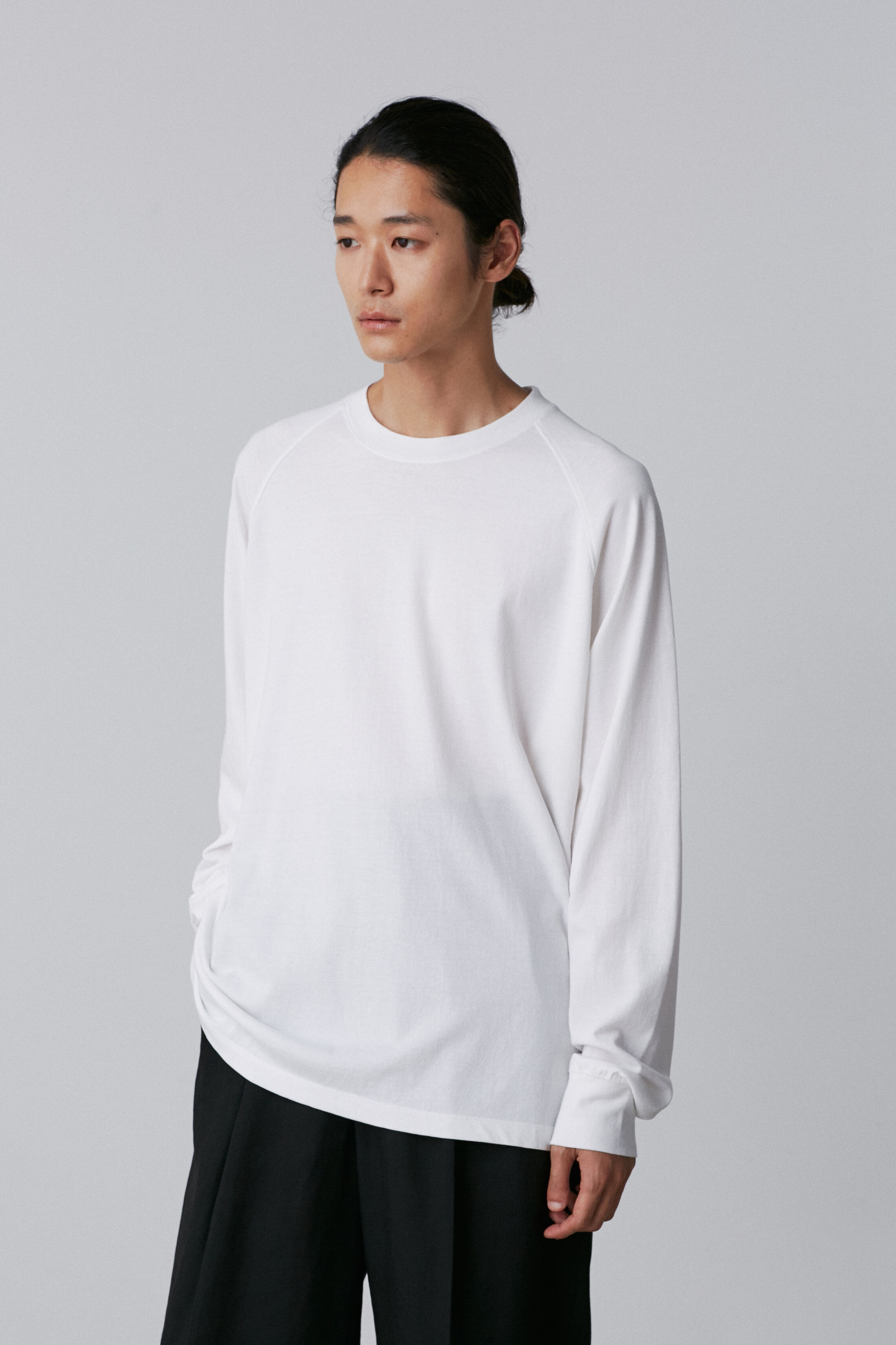 YLEVE 「YLEVE / SUPIMA COTTON CUPRA LONG SLEEVE T‐SHIRT」|Tシャツ・カットソー|ホワイト