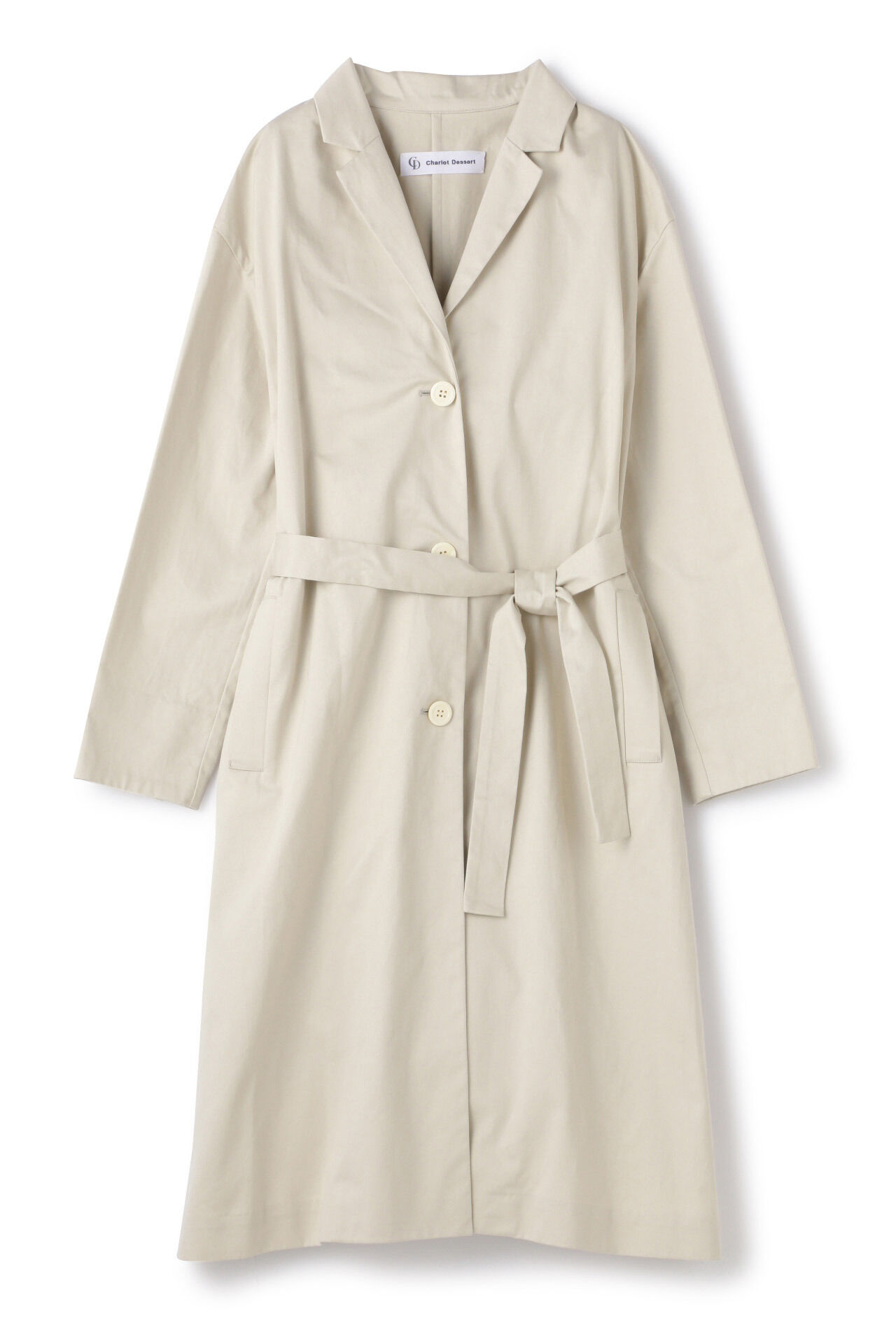  「《Charlot Dessert》シングルコート」|その他|ベージュ2