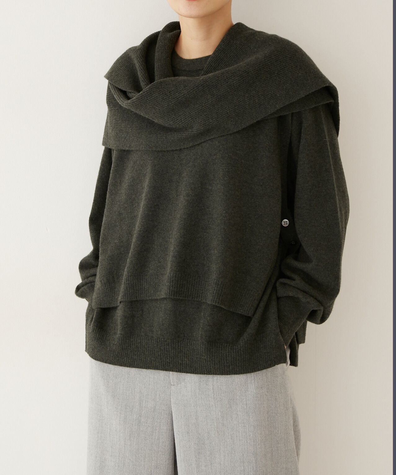  「 ◆コンポーネントニットマフラー」|バンダナ・スカーフ|