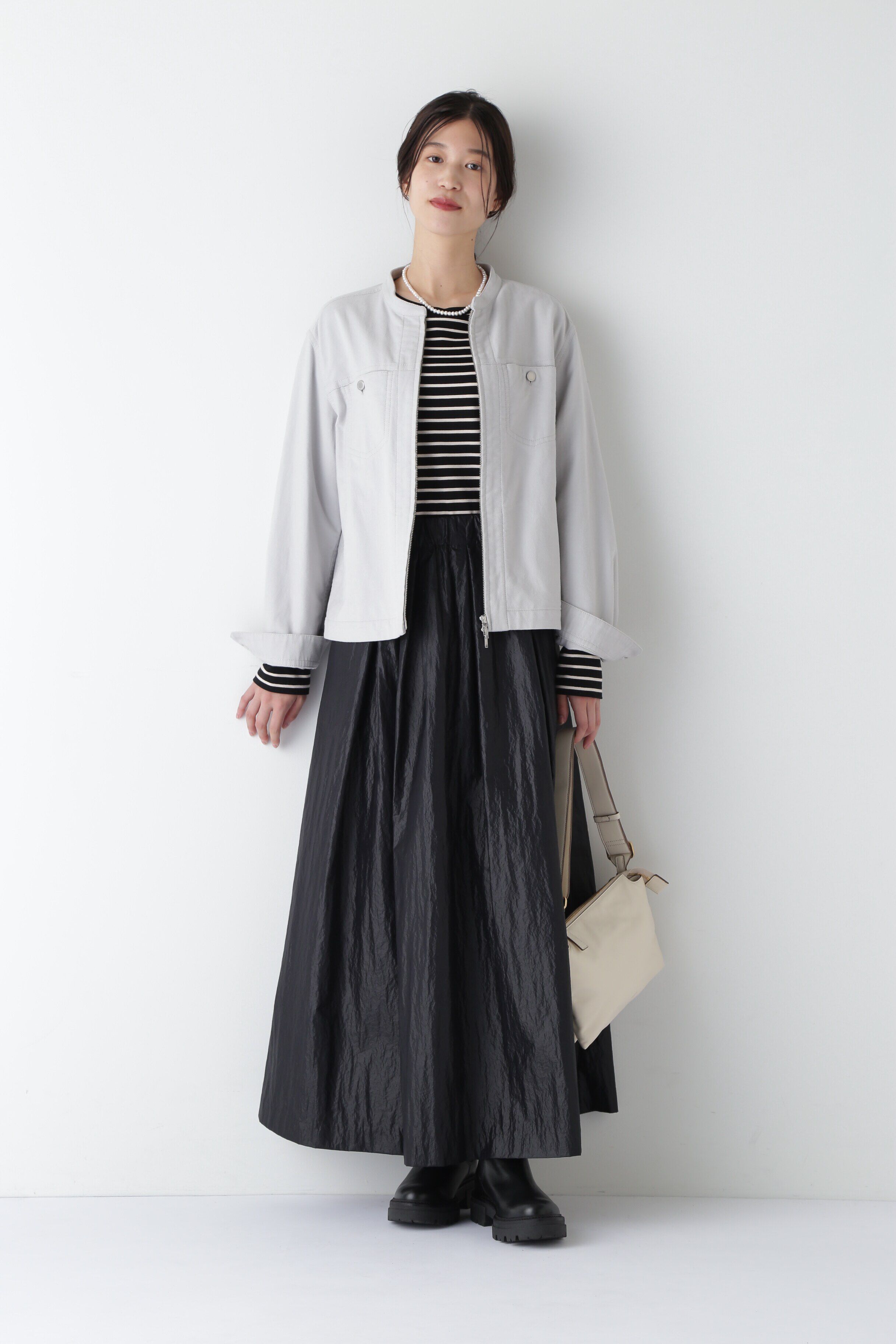  「◆ストレッチポンチボーダープルオーバー」|Tシャツ・カットソー|