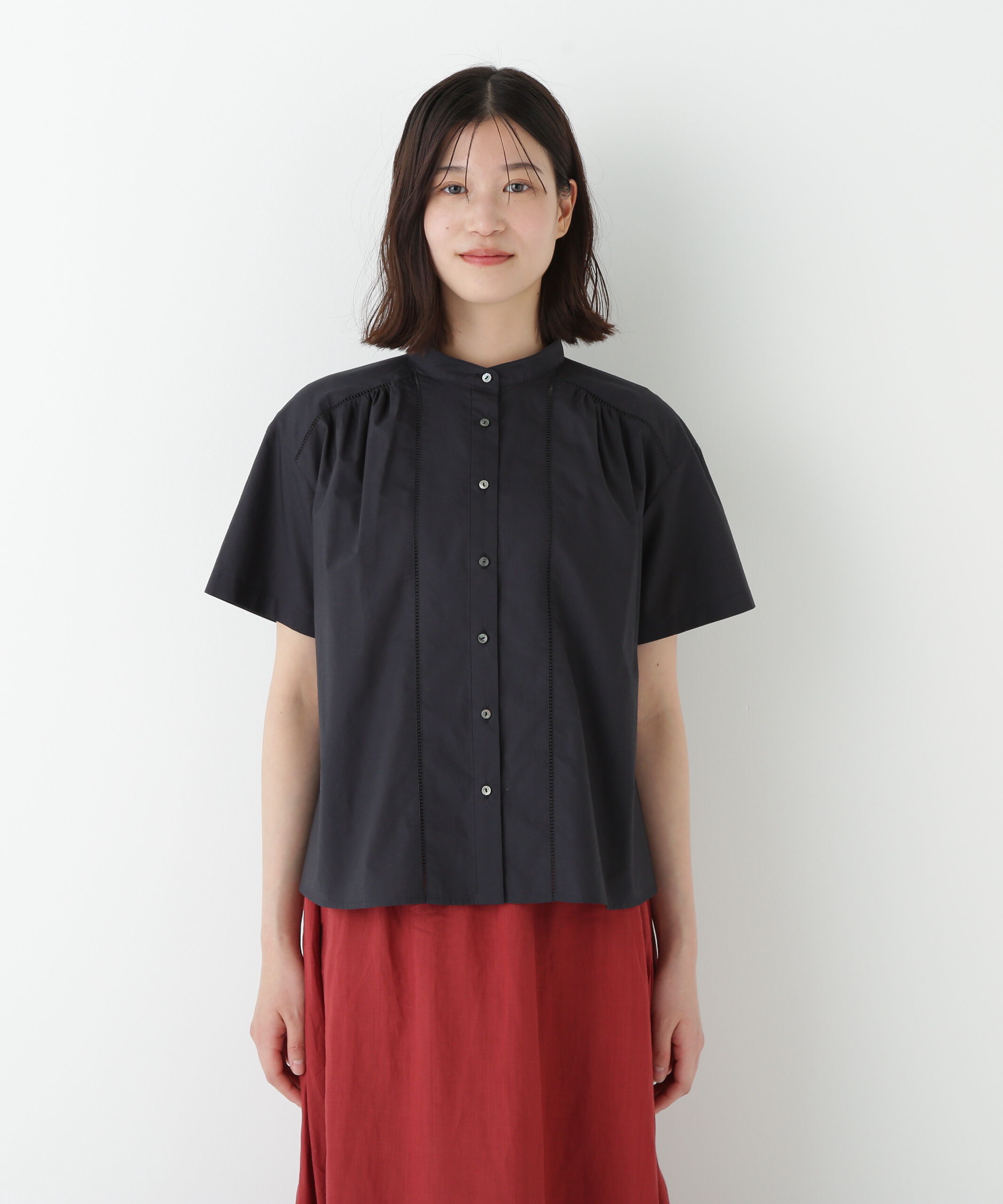  「◆タイプライターブラウス」|シャツ・ブラウス|