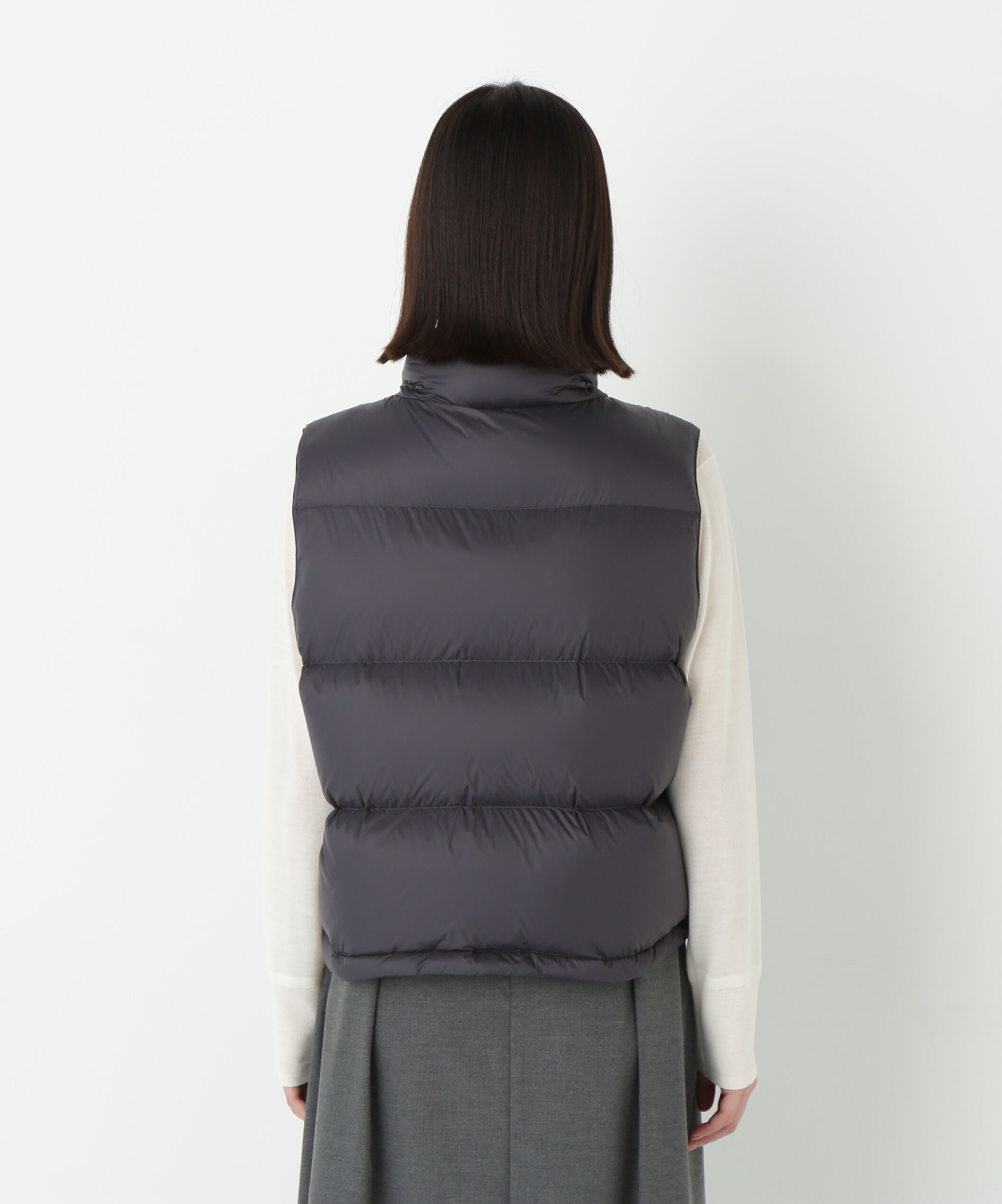  「◆ボリュームスタンドダウンベスト」|ブルゾン・スタジャン|