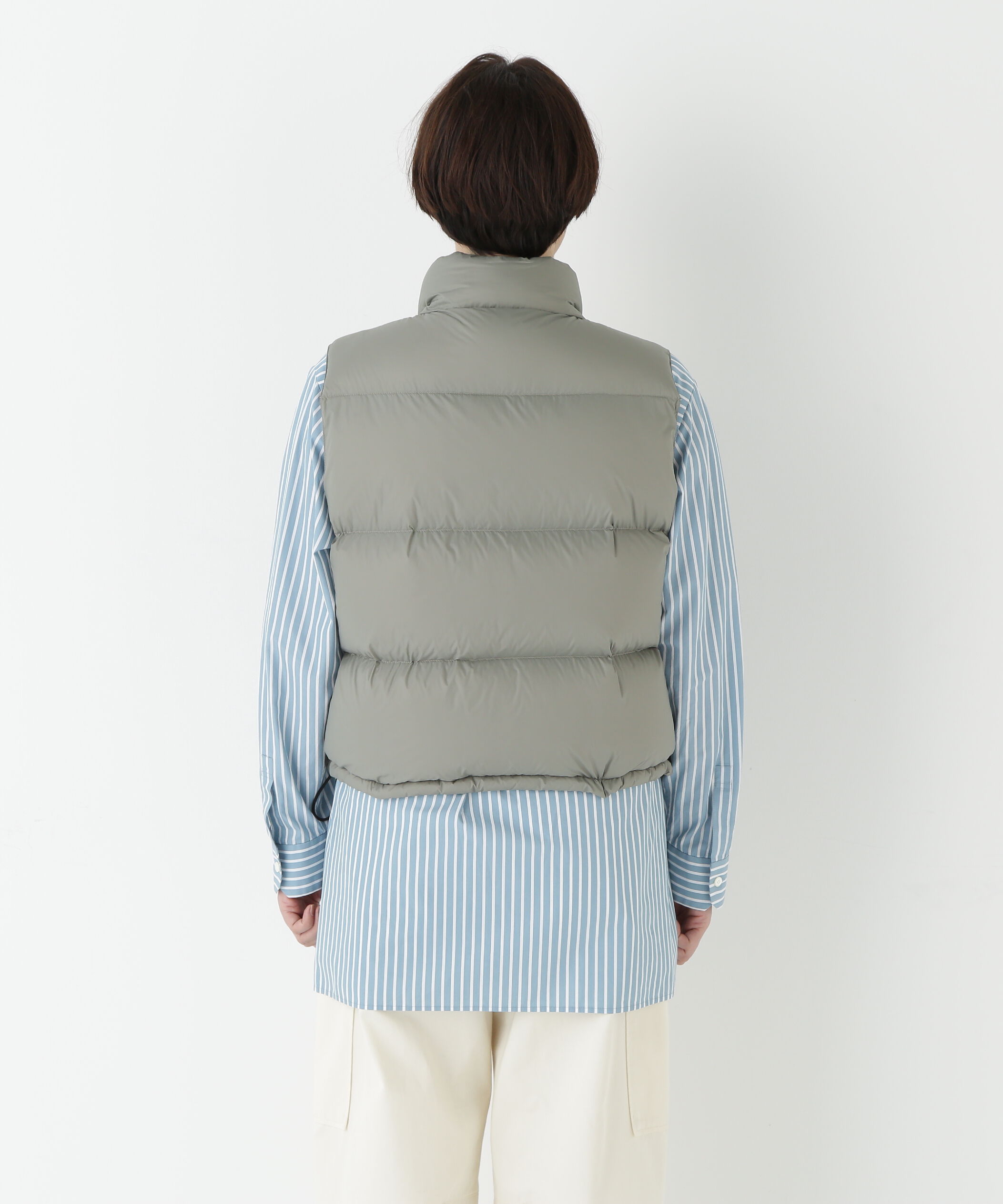  「◆ボリュームスタンドダウンベスト」|ブルゾン・スタジャン|