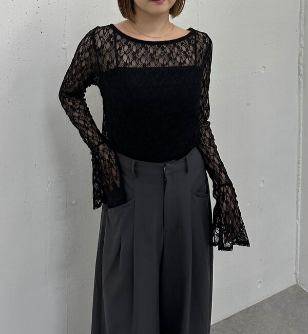 archives「カットレースフレアスリーブＴＯＰＳ」|Tシャツ・カットソー|