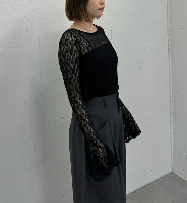 archives「カットレースフレアスリーブＴＯＰＳ」|Tシャツ・カットソー|