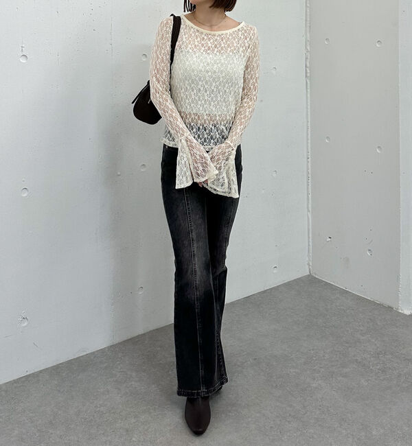 archives「カットレースフレアスリーブＴＯＰＳ」|Tシャツ・カットソー|