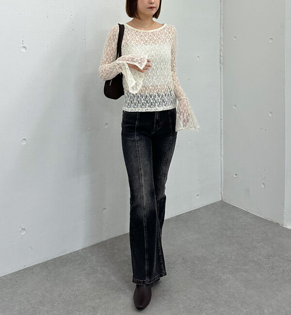 archives「カットレースフレアスリーブＴＯＰＳ」|Tシャツ・カットソー|