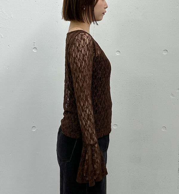 archives「カットレースフレアスリーブＴＯＰＳ」|Tシャツ・カットソー|