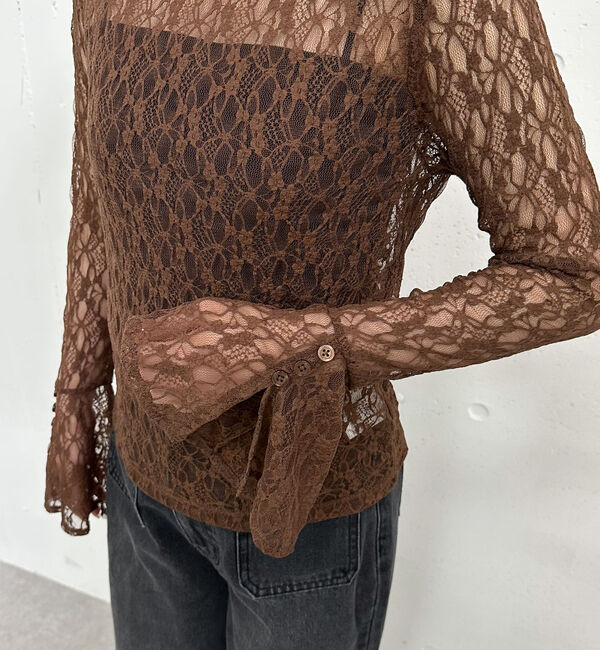 archives「カットレースフレアスリーブＴＯＰＳ」|Tシャツ・カットソー|