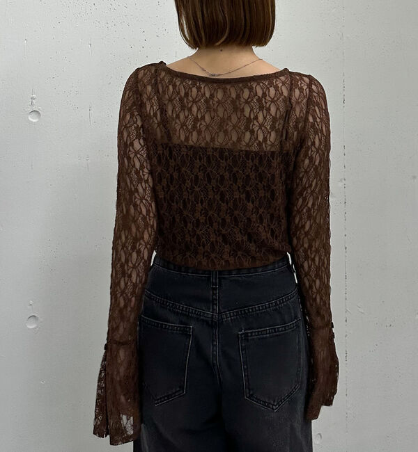 archives「カットレースフレアスリーブＴＯＰＳ」|Tシャツ・カットソー|
