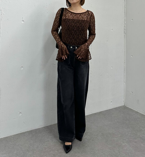 archives「カットレースフレアスリーブＴＯＰＳ」|Tシャツ・カットソー|