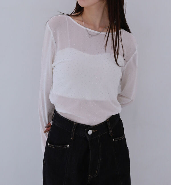 archives「ビジューチュールＴＯＰＳ」|Tシャツ・カットソー|OFF WHITE