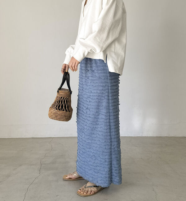 Doux archives「フリルタイトスカート」|スカート|