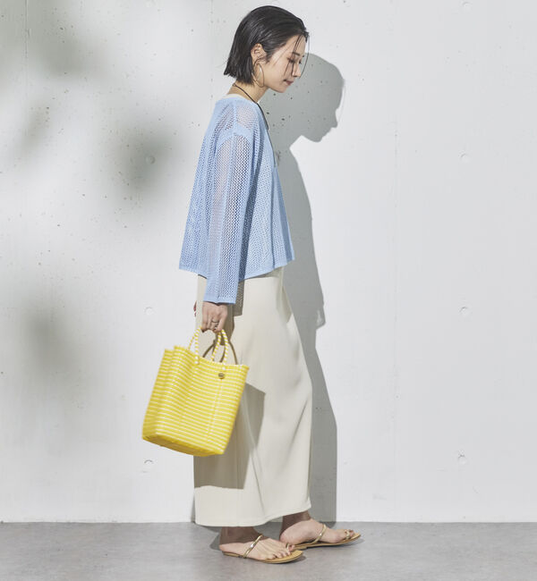 Doux archives「ラメ混メッシュニット」|ニット・セーター|