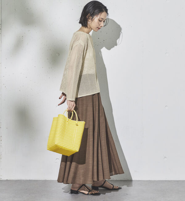 Doux archives「ラメ混メッシュニット」|ニット・セーター|