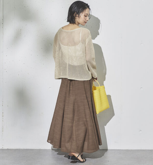 Doux archives「ラメ混メッシュニット」|ニット・セーター|