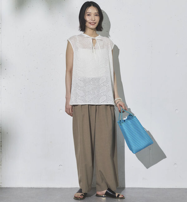 Doux archives「レースノースリブラウス」|シャツ・ブラウス|