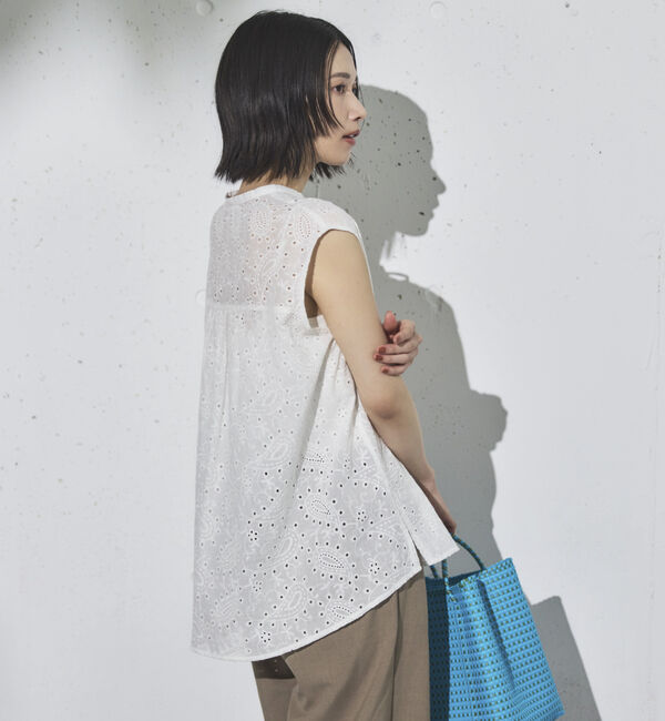 Doux archives「レースノースリブラウス」|シャツ・ブラウス|