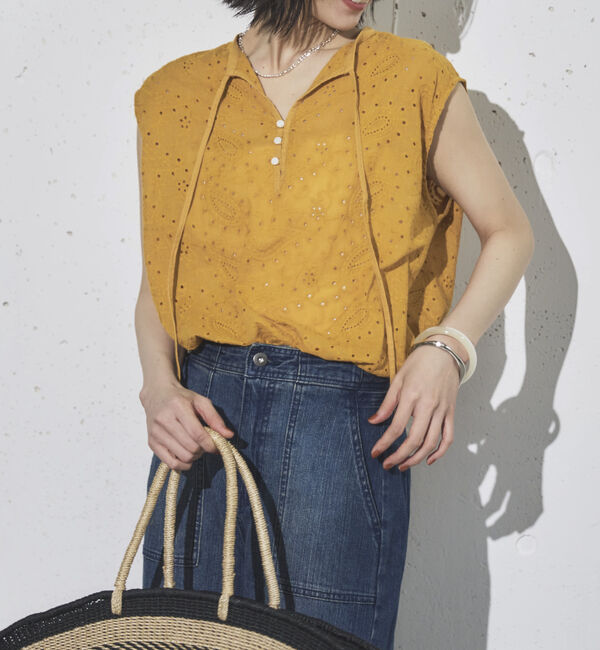 Doux archives「レースノースリブラウス」|シャツ・ブラウス|