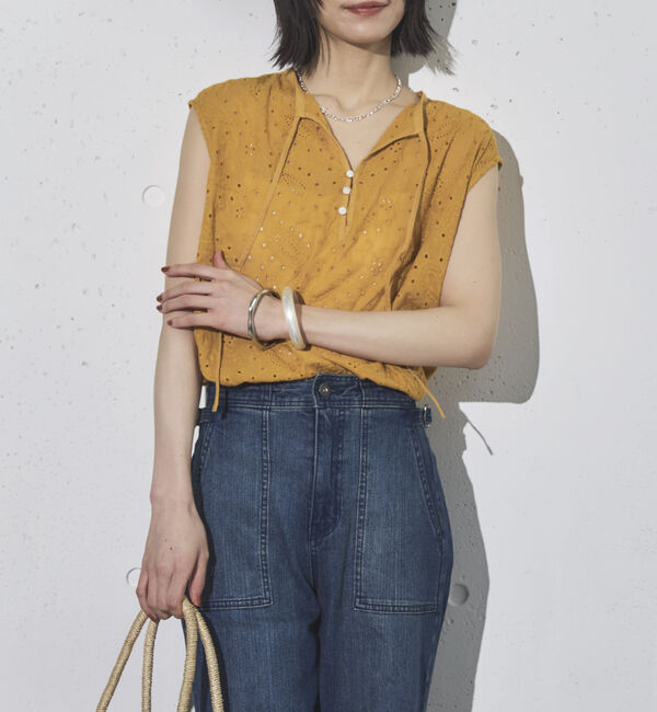 Doux archives「レースノースリブラウス」|シャツ・ブラウス|