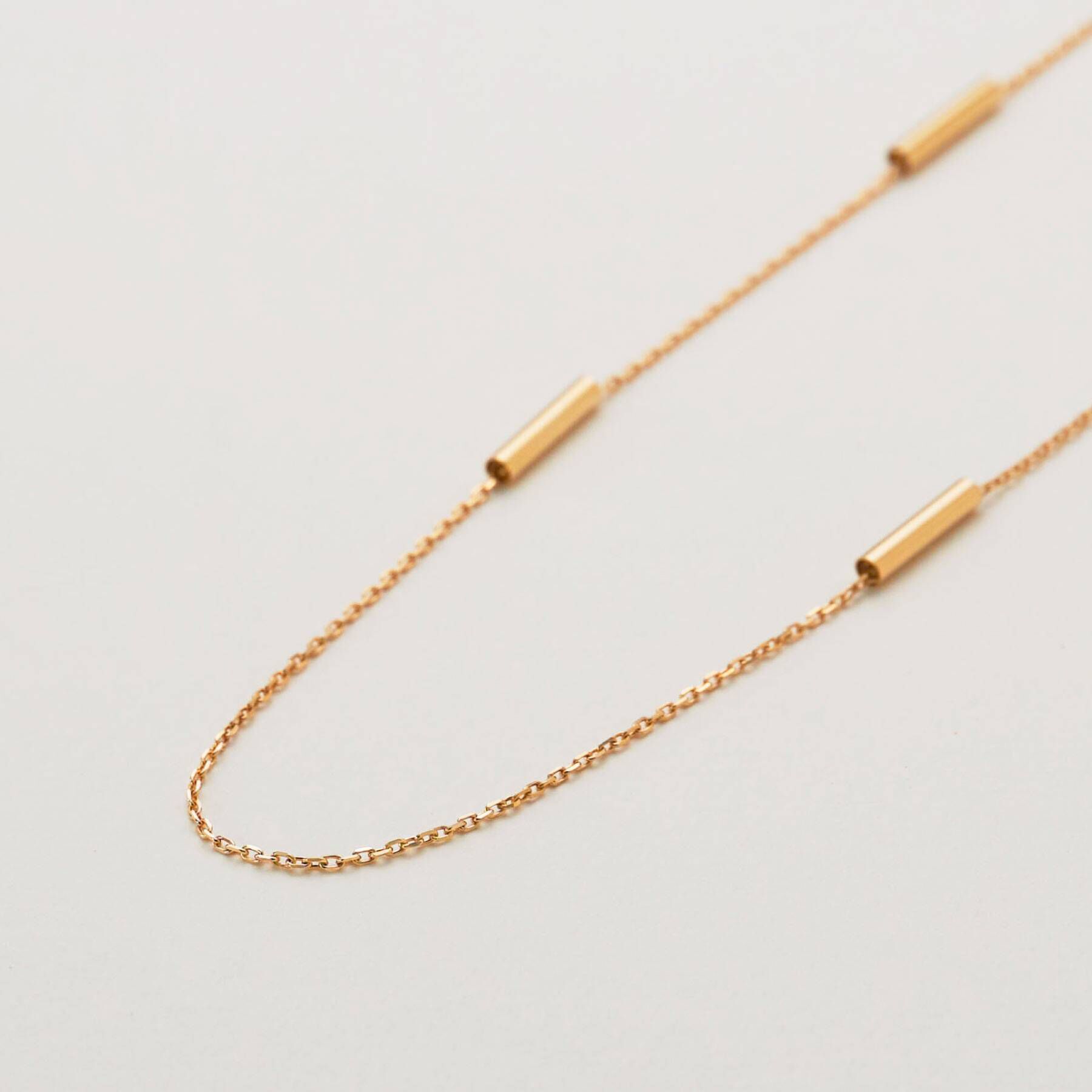 COCOSHNIK「K10パイプステーション ネックレス」|ネックレス|