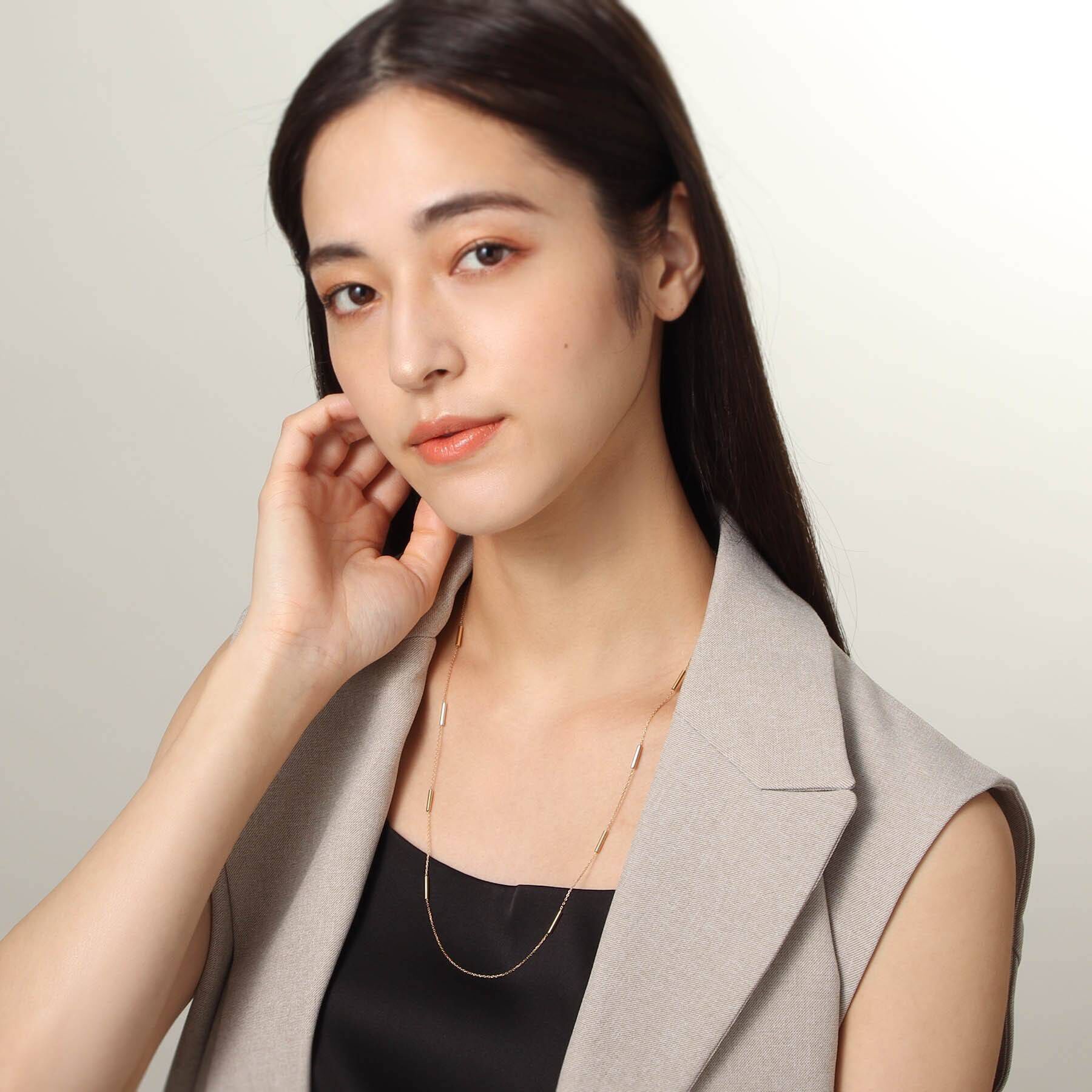 COCOSHNIK「K10パイプステーション ネックレス」|ネックレス|