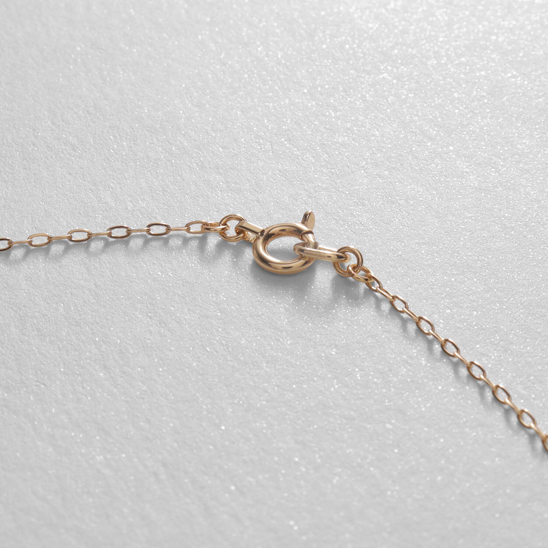 COCOSHNIK「K10ラップフレーム ヘキサゴンカット ネックレス小」|ネックレス|