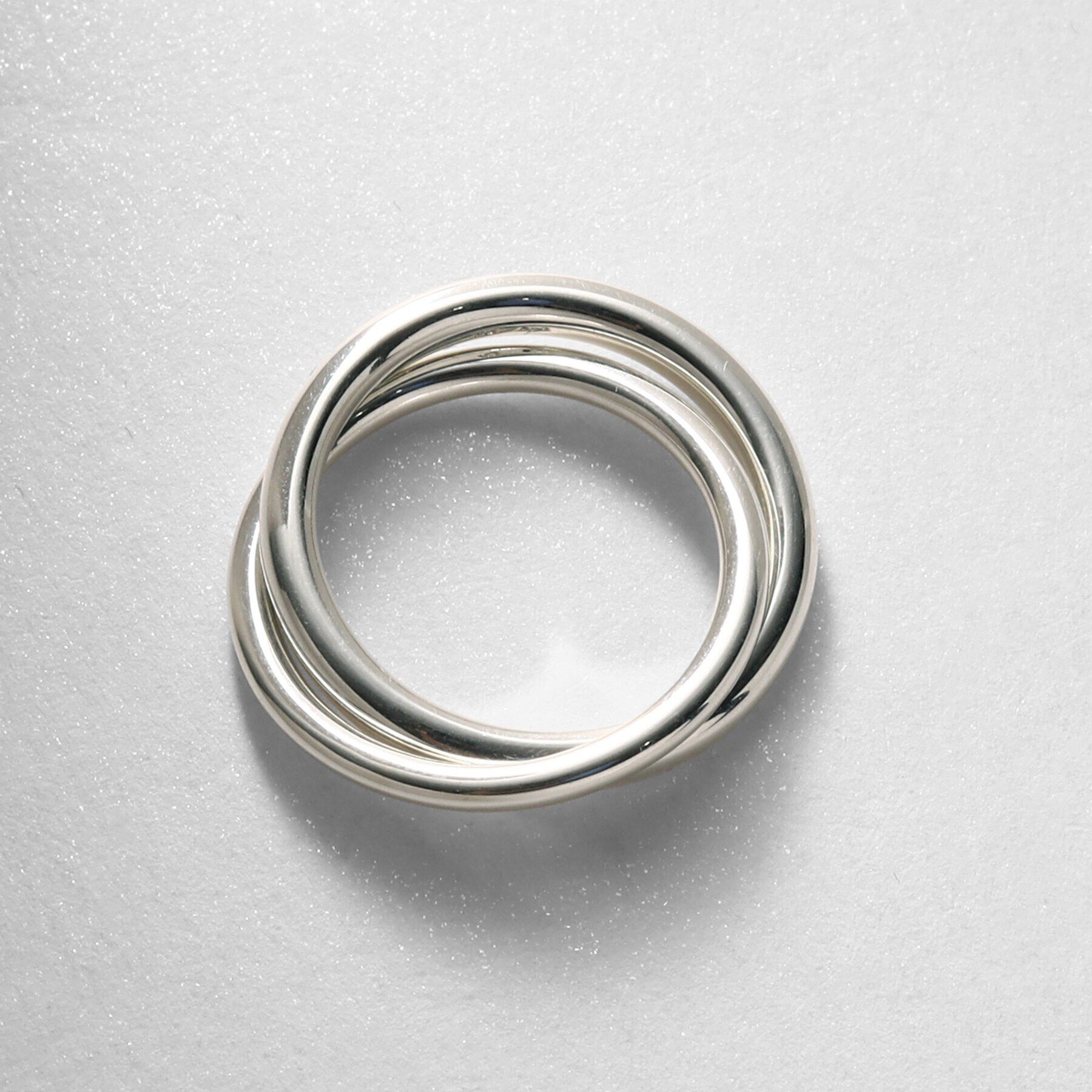 COCOSHNIK ONKITSCH「シルバー バンドリング ダブル」|リング|