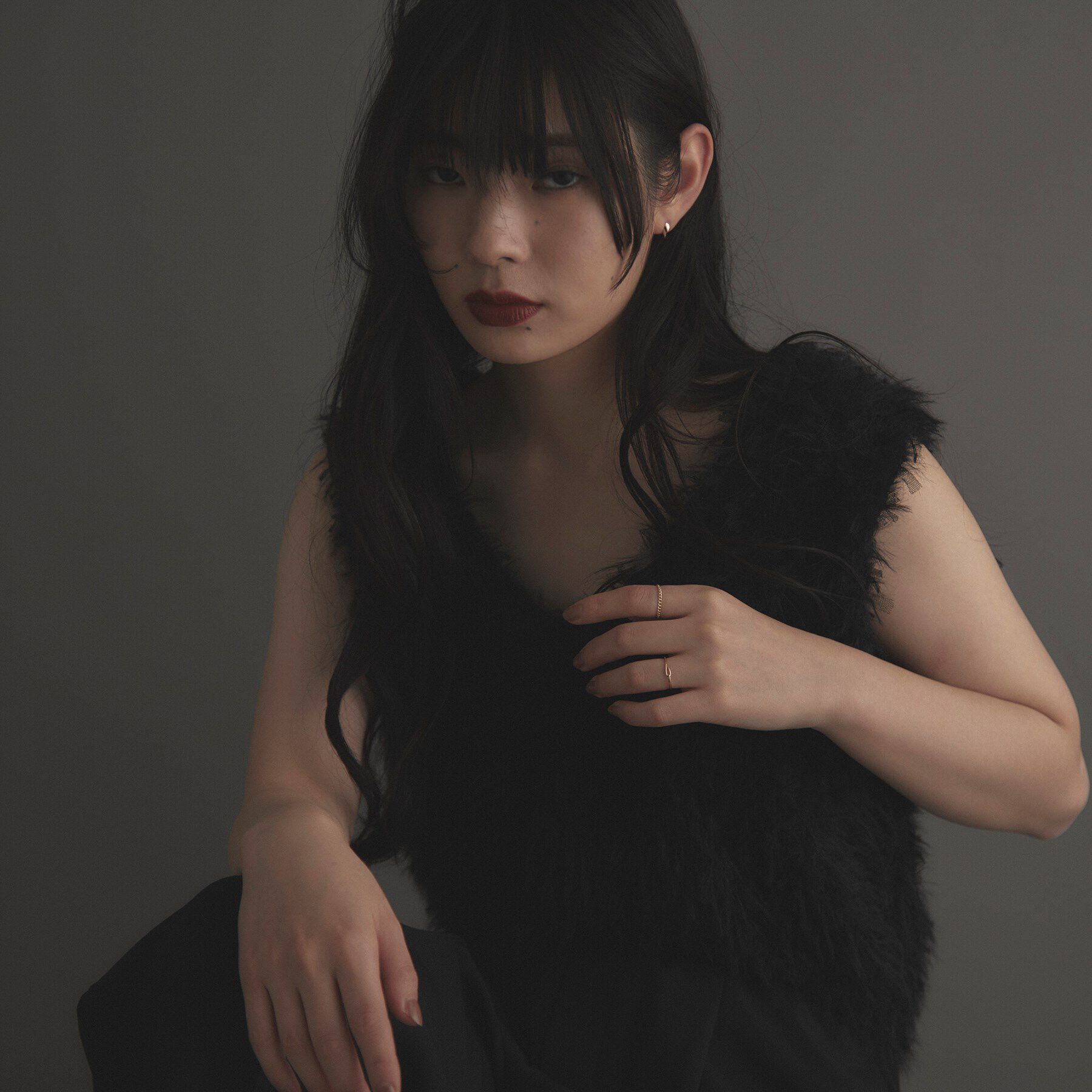 COCOSHNIK ONKITSCH「K10スキニーリング デュアルフック」|リング|