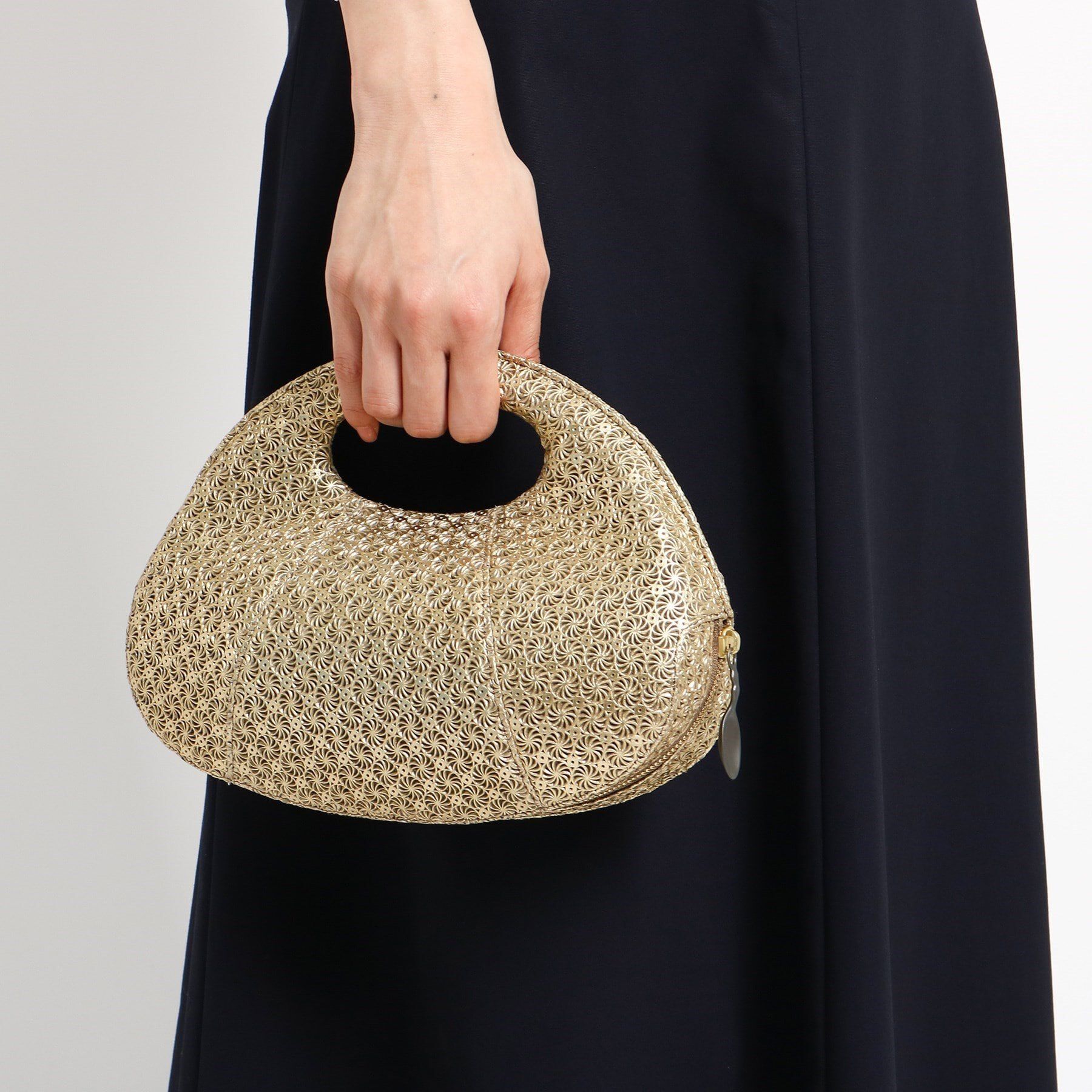 HIROKO HAYASHI「GIRASOLE（ジラソーレ）クロワッサンバッグM」|ハンドバッグ|