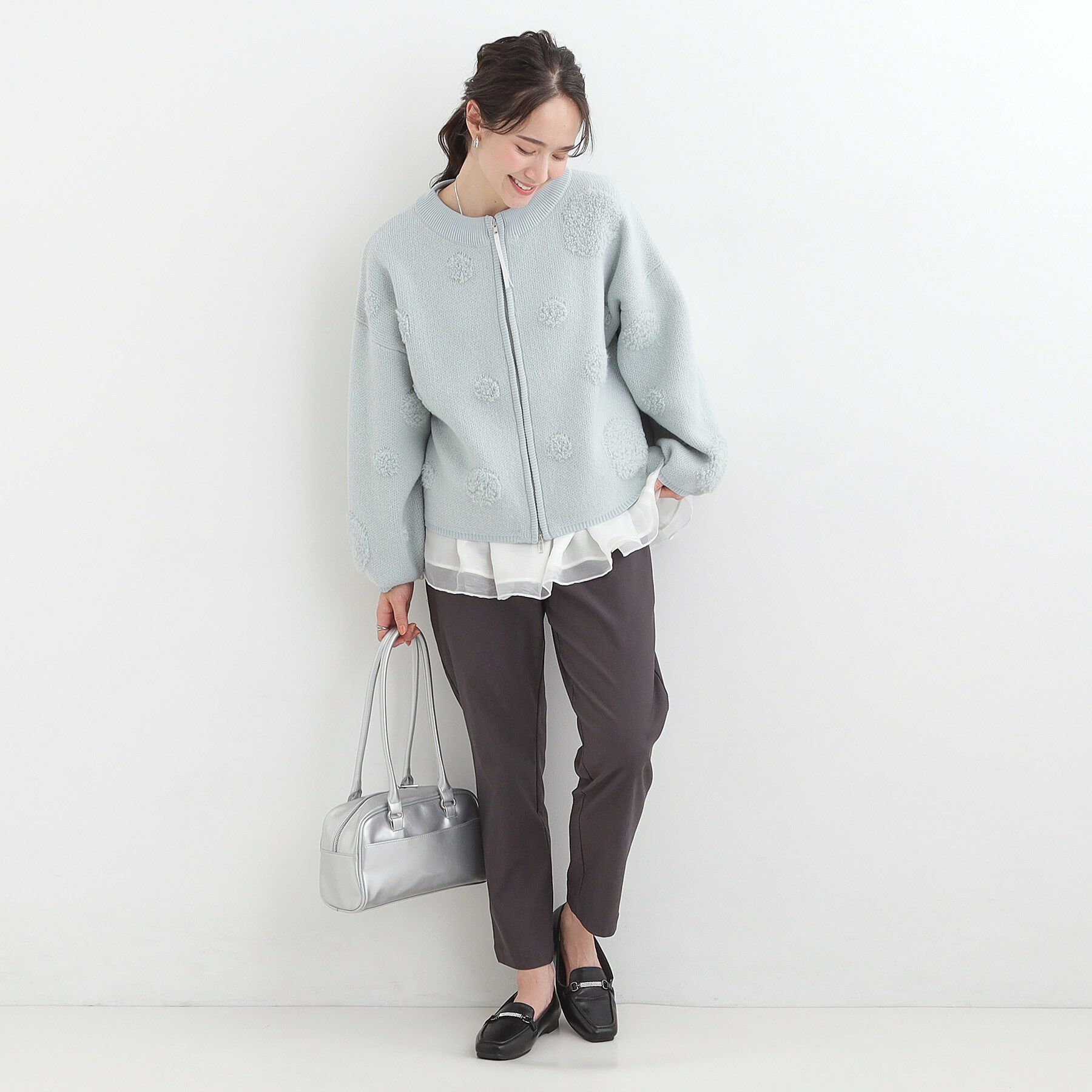 SHOO･LA･RUE「【消臭】キラキラビットローファー」|パンプス|